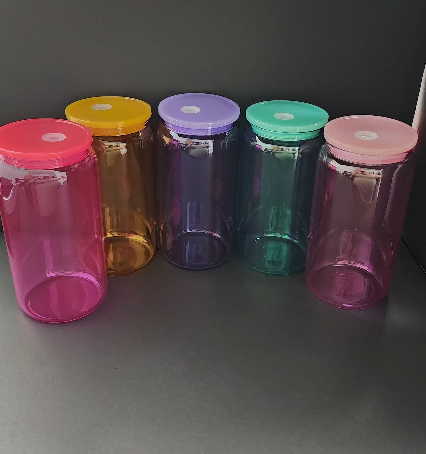 16oz jelly glass cups
