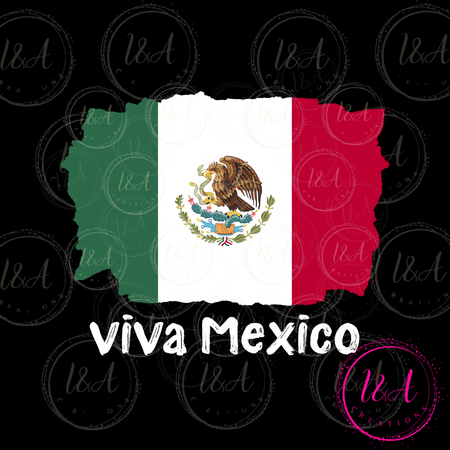 #64B Mexico flag