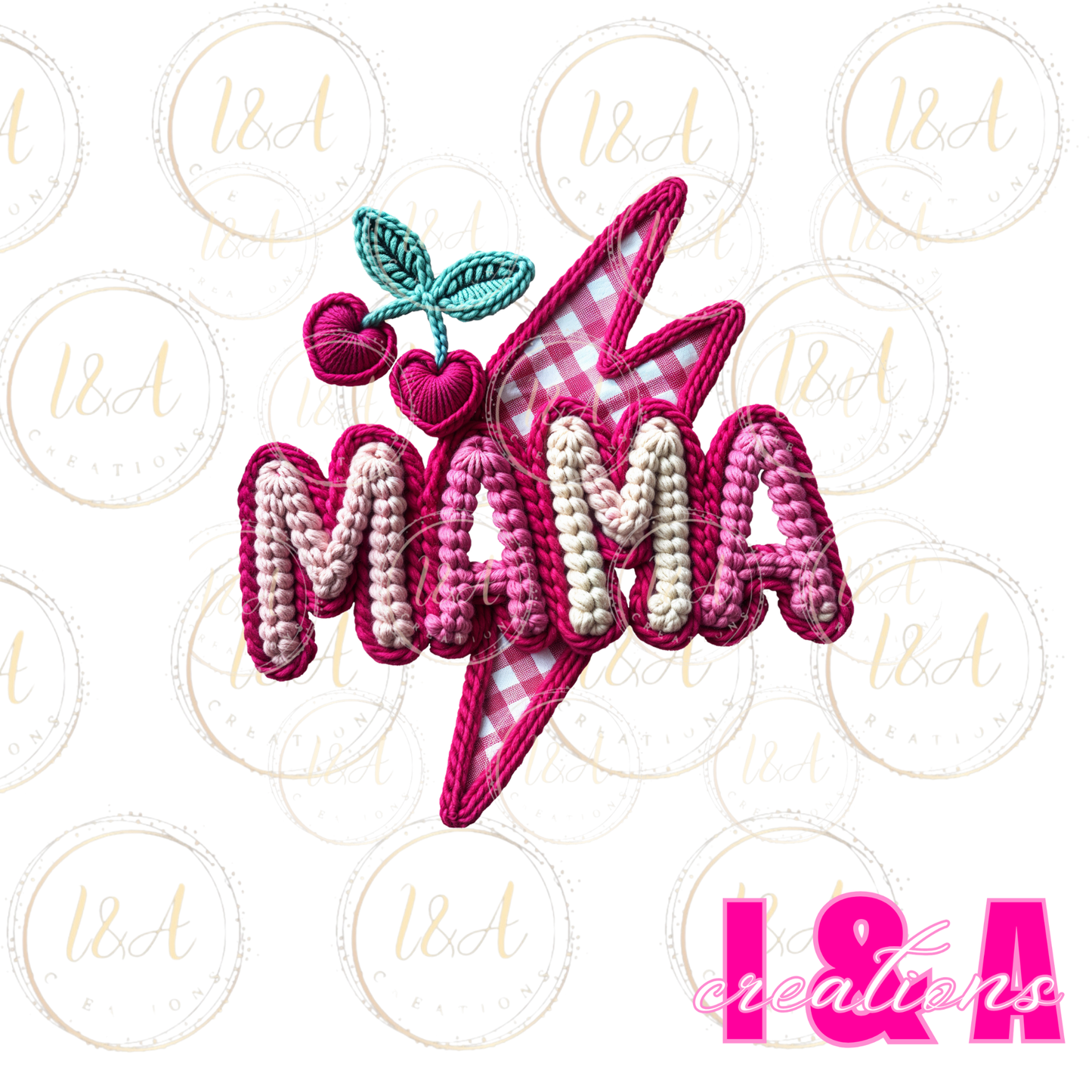 #272c faux chrochet MAMA