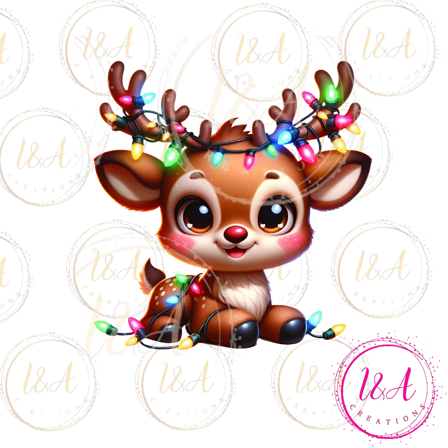 #399B Christmas reindeer