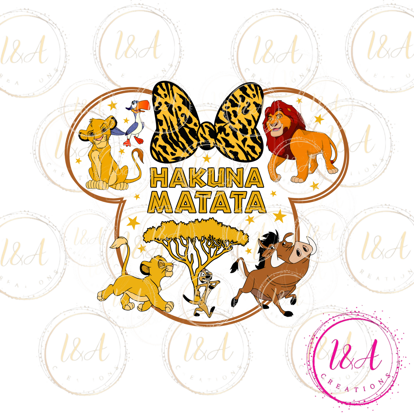#280 hakuna matata with bow