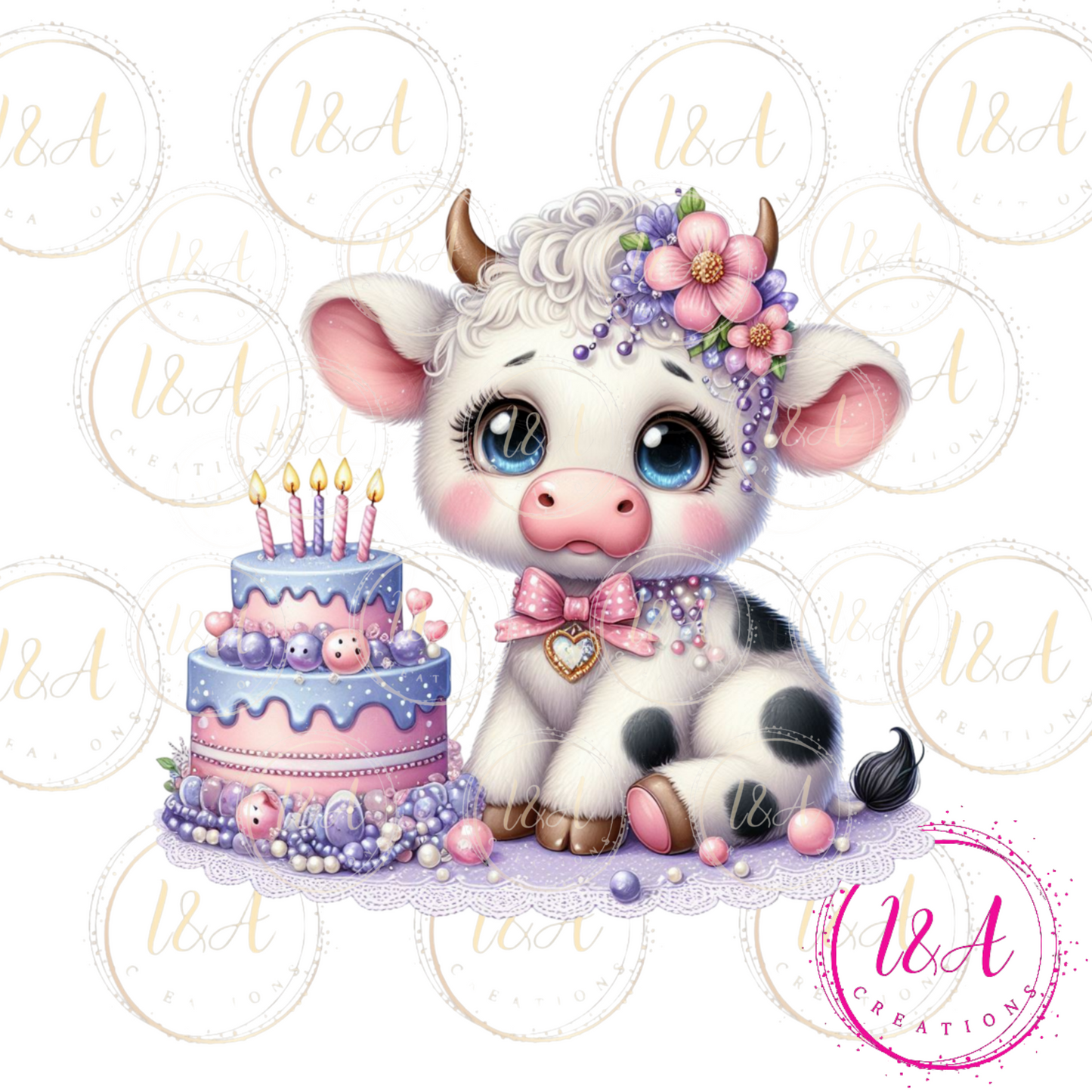 #637B pink and blue cake