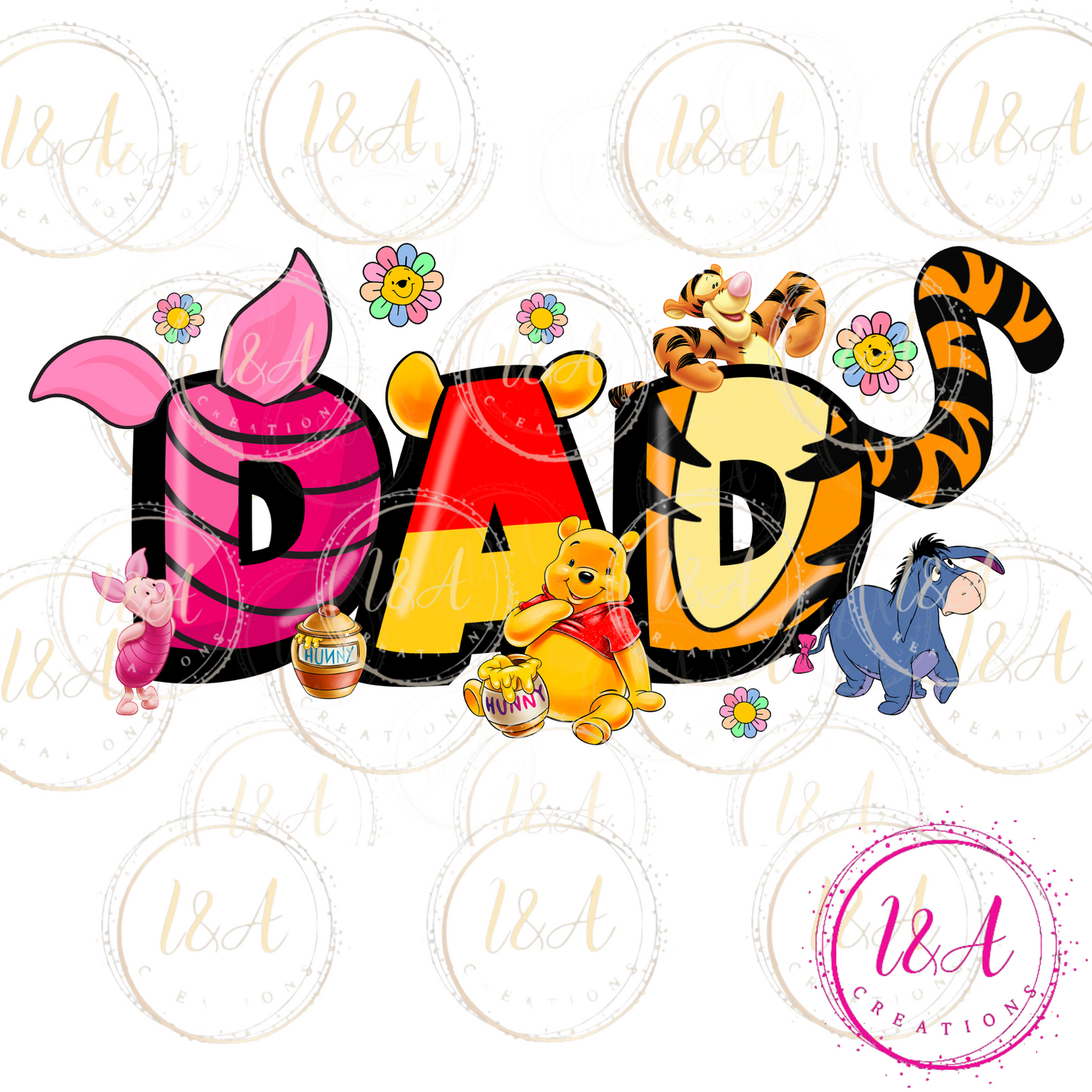 #454 PAPA-DAD/ honey bear