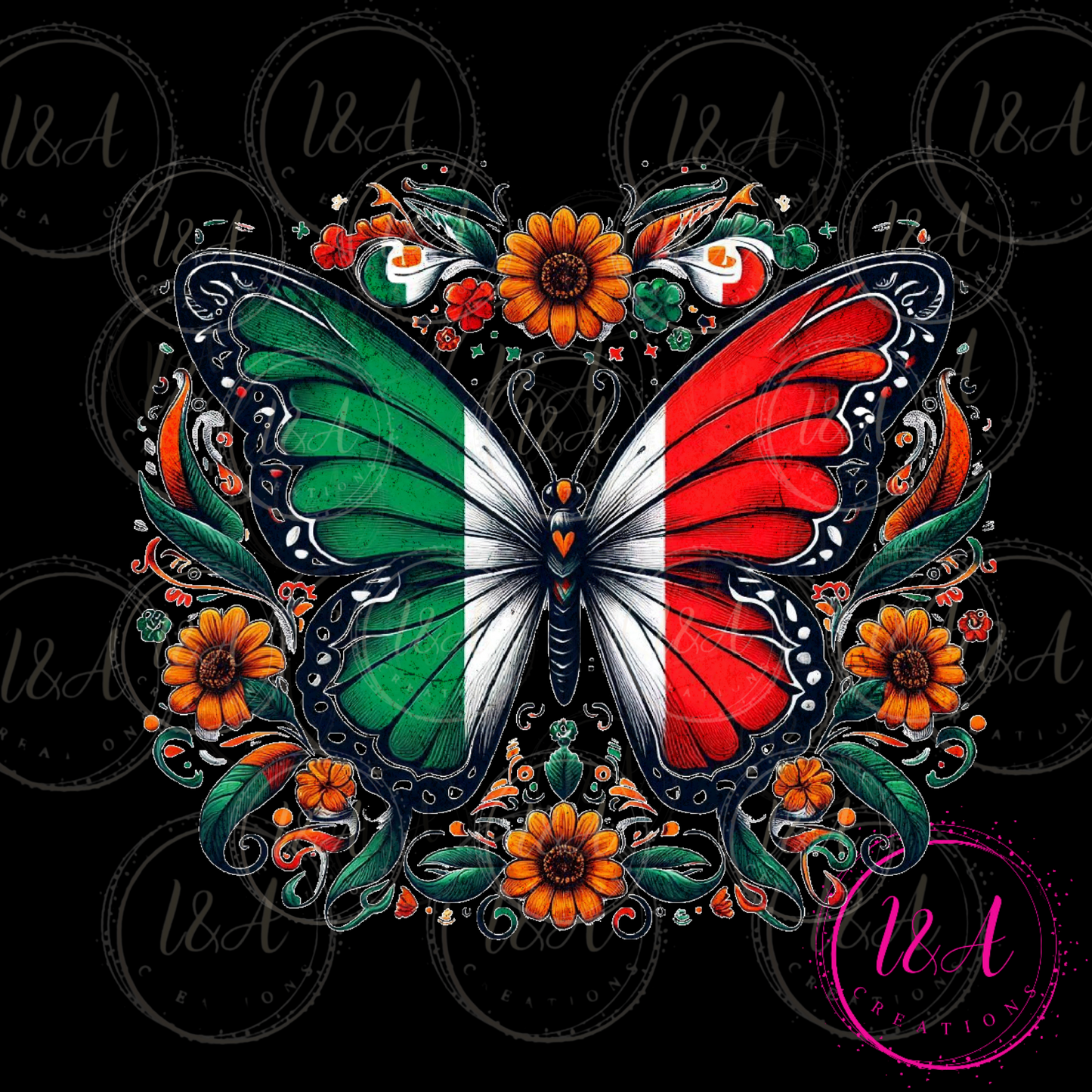 #67B Mexico butterfly
