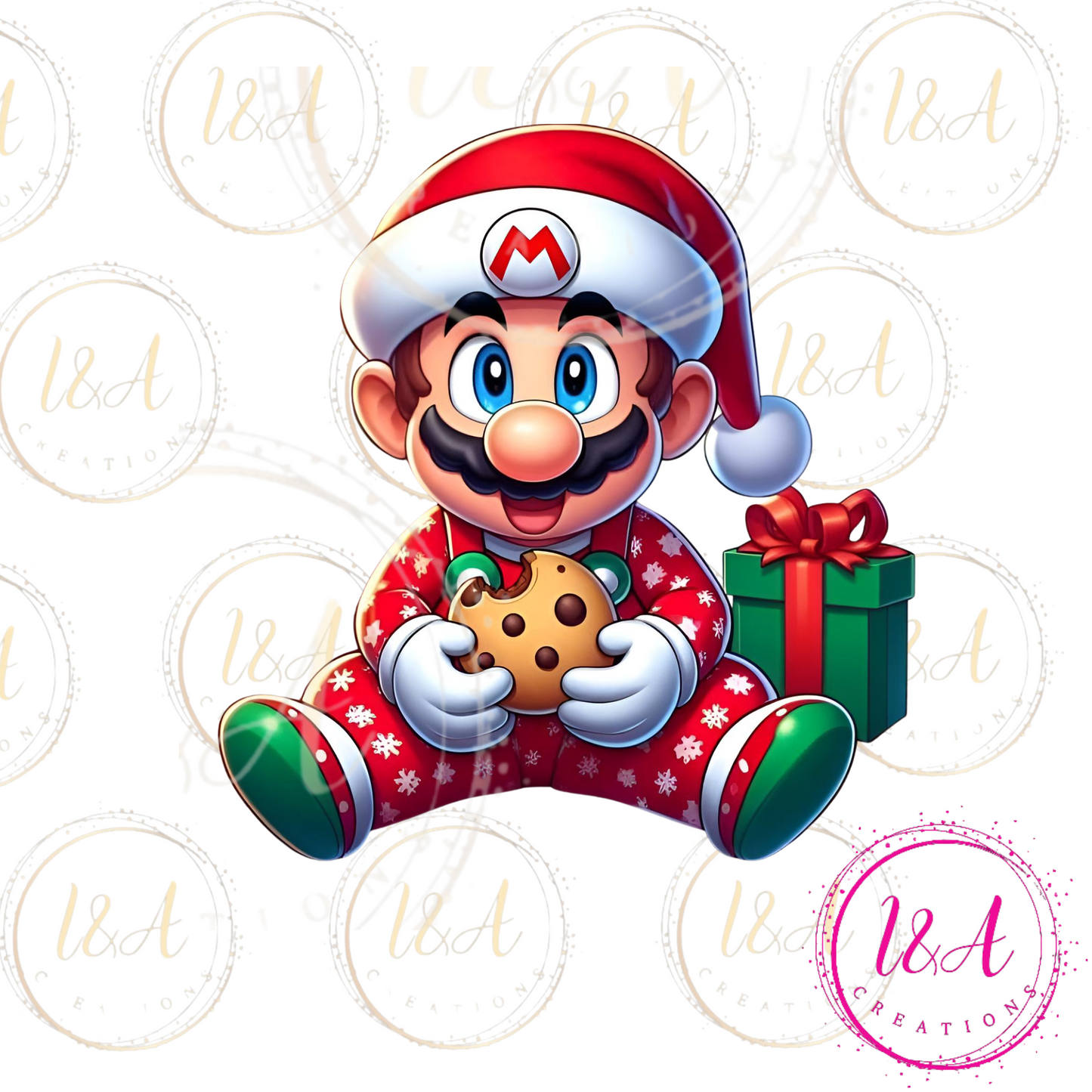 #400B Christmas mario