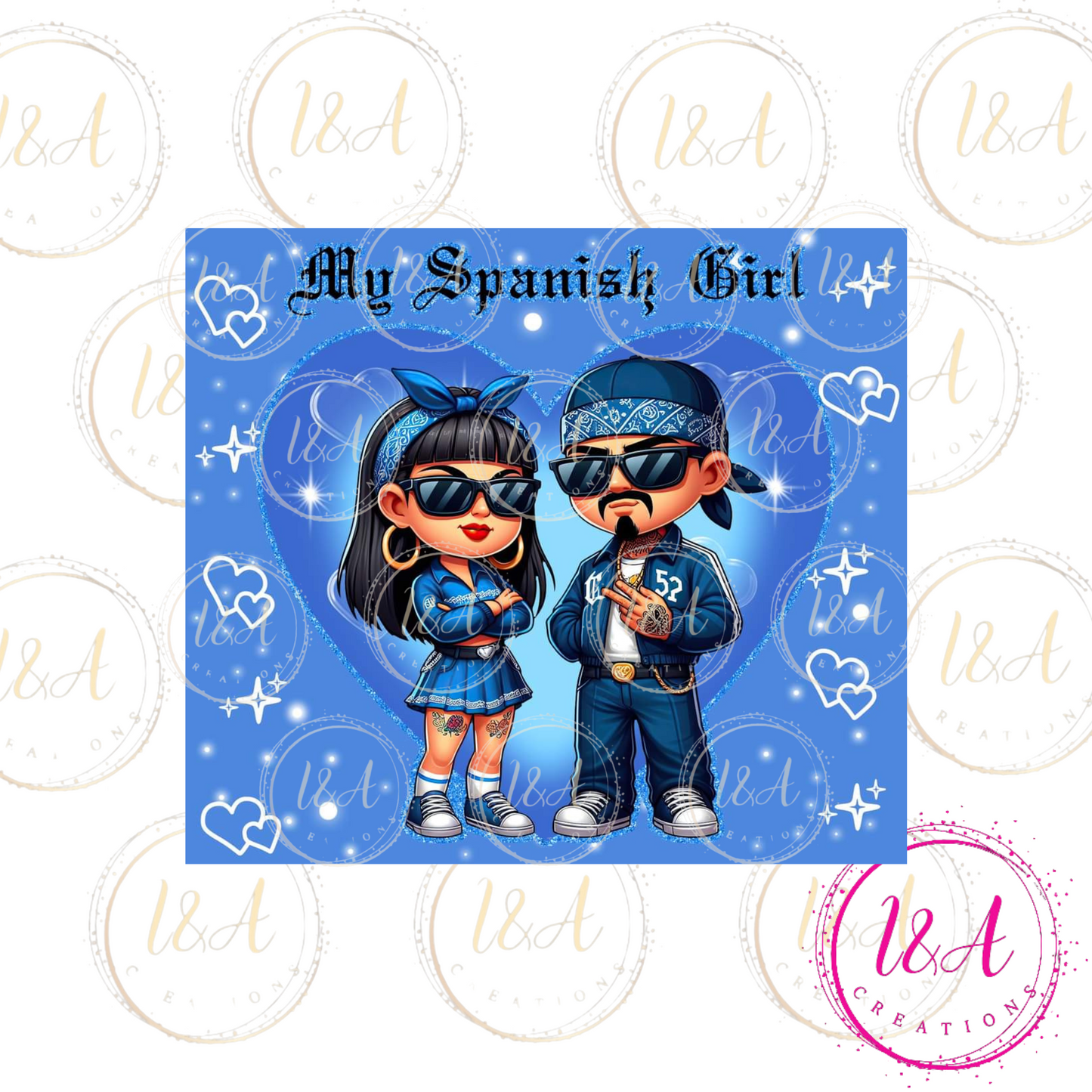 My Spanish girl blue