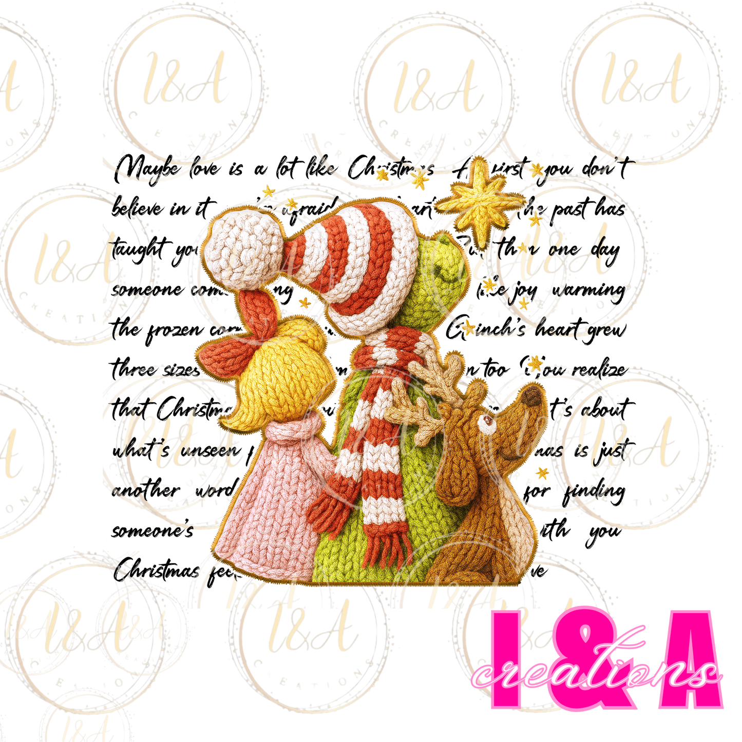 #232C Faux chrochet whoville friends