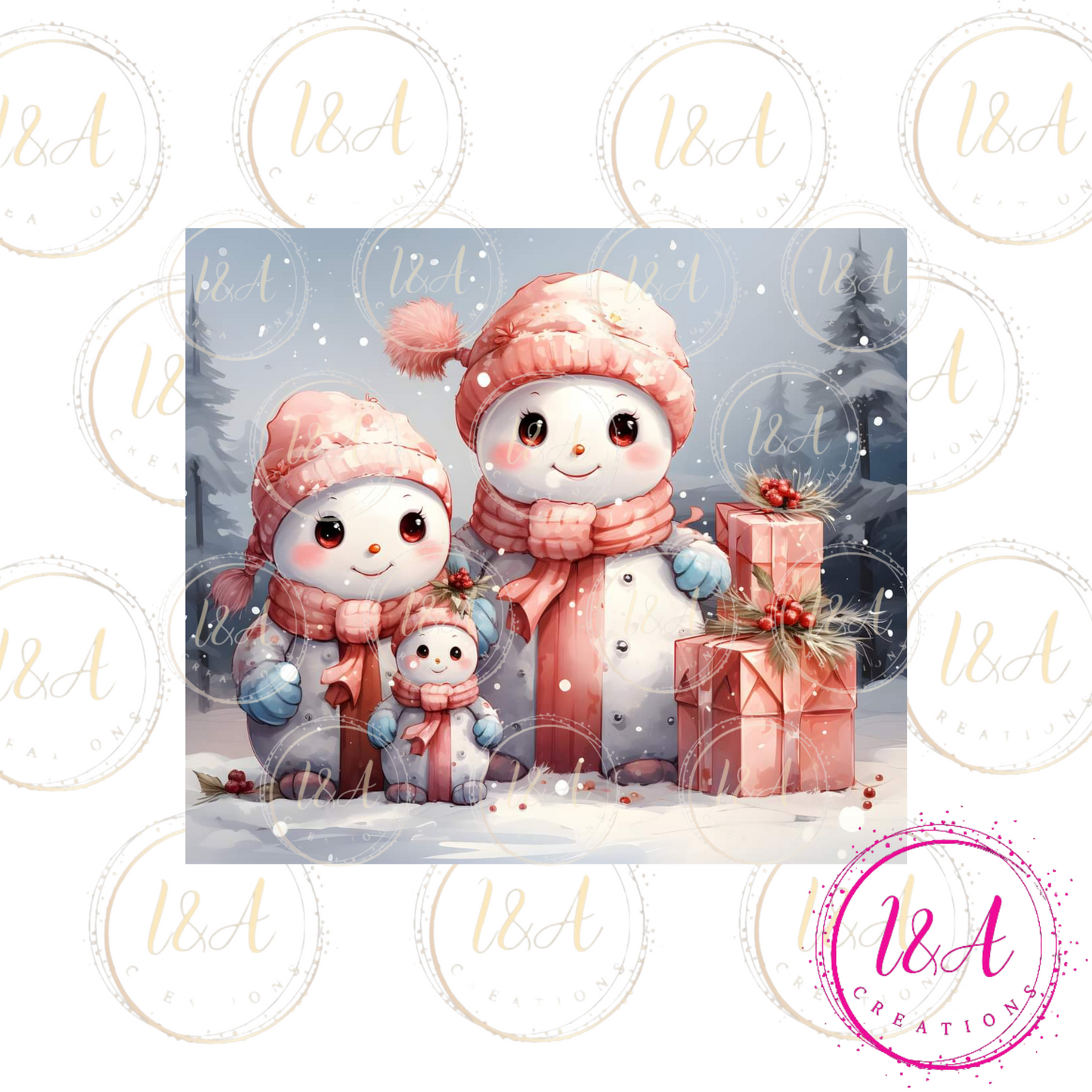 Snowman family