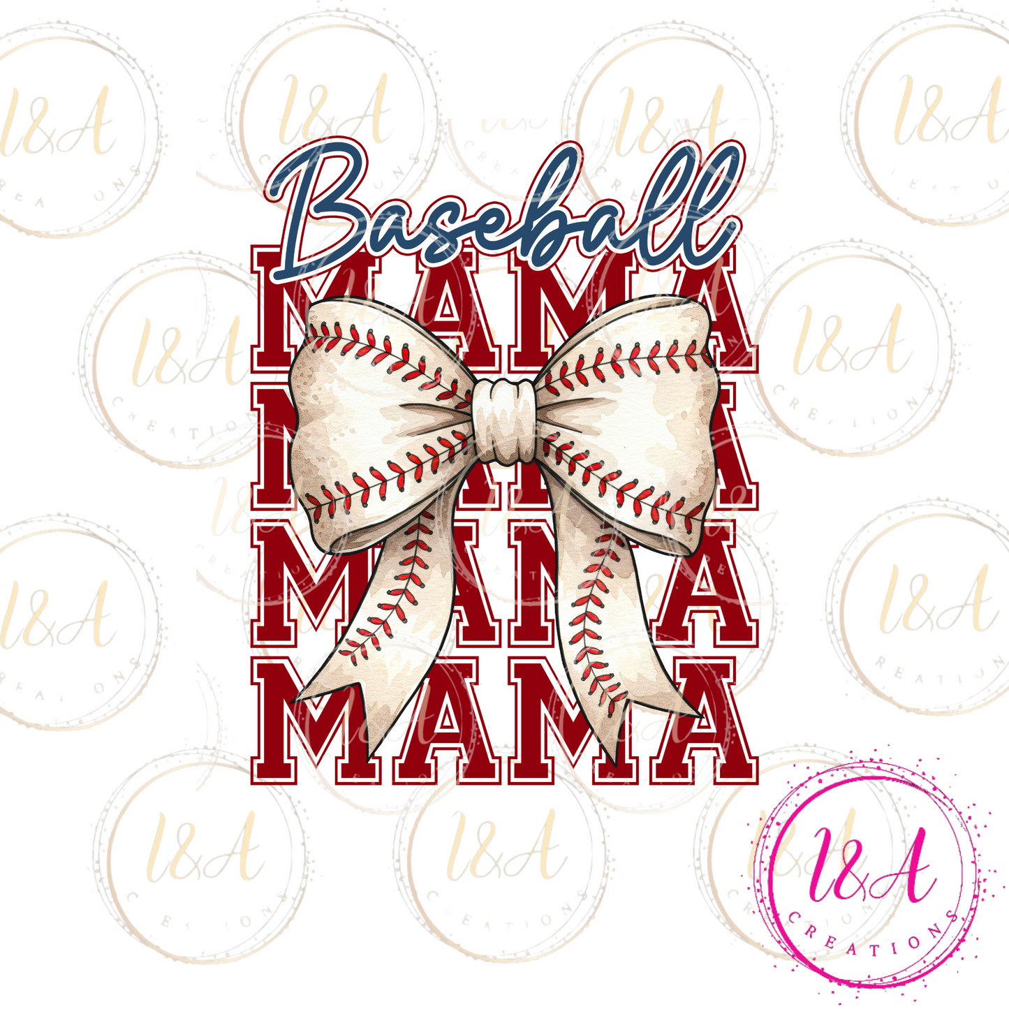 #826B Baseball mama
