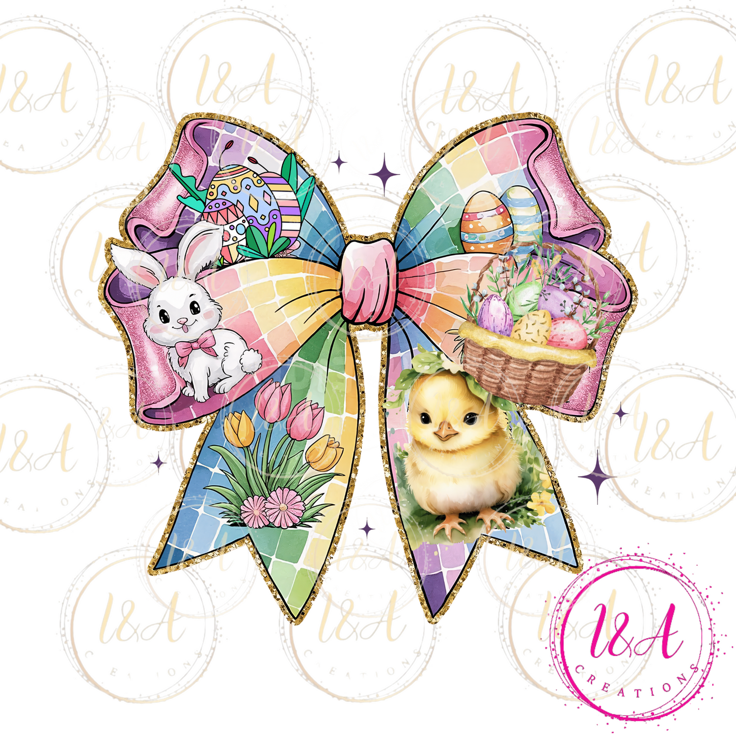 #703B Easter bow