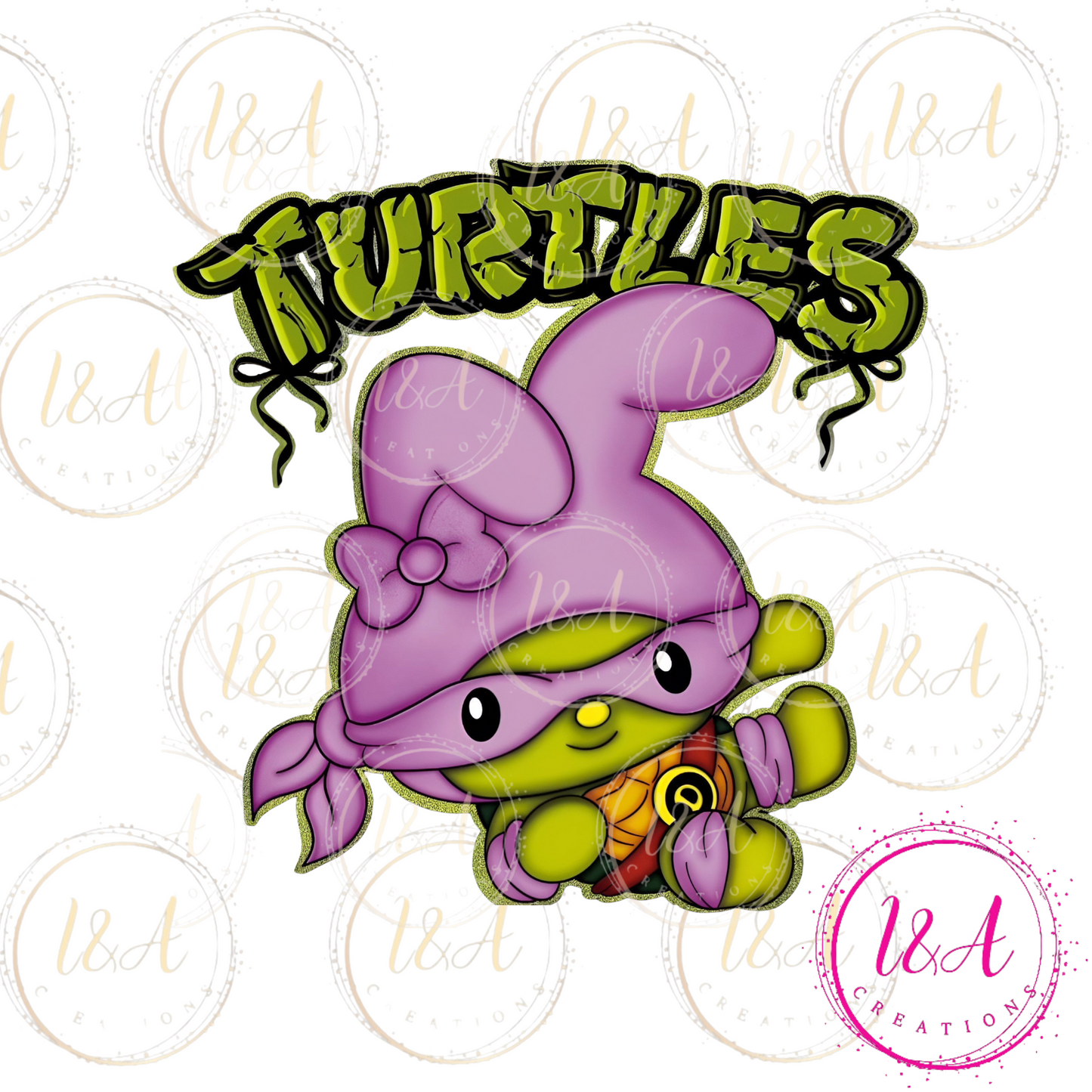 #4C purple turtle