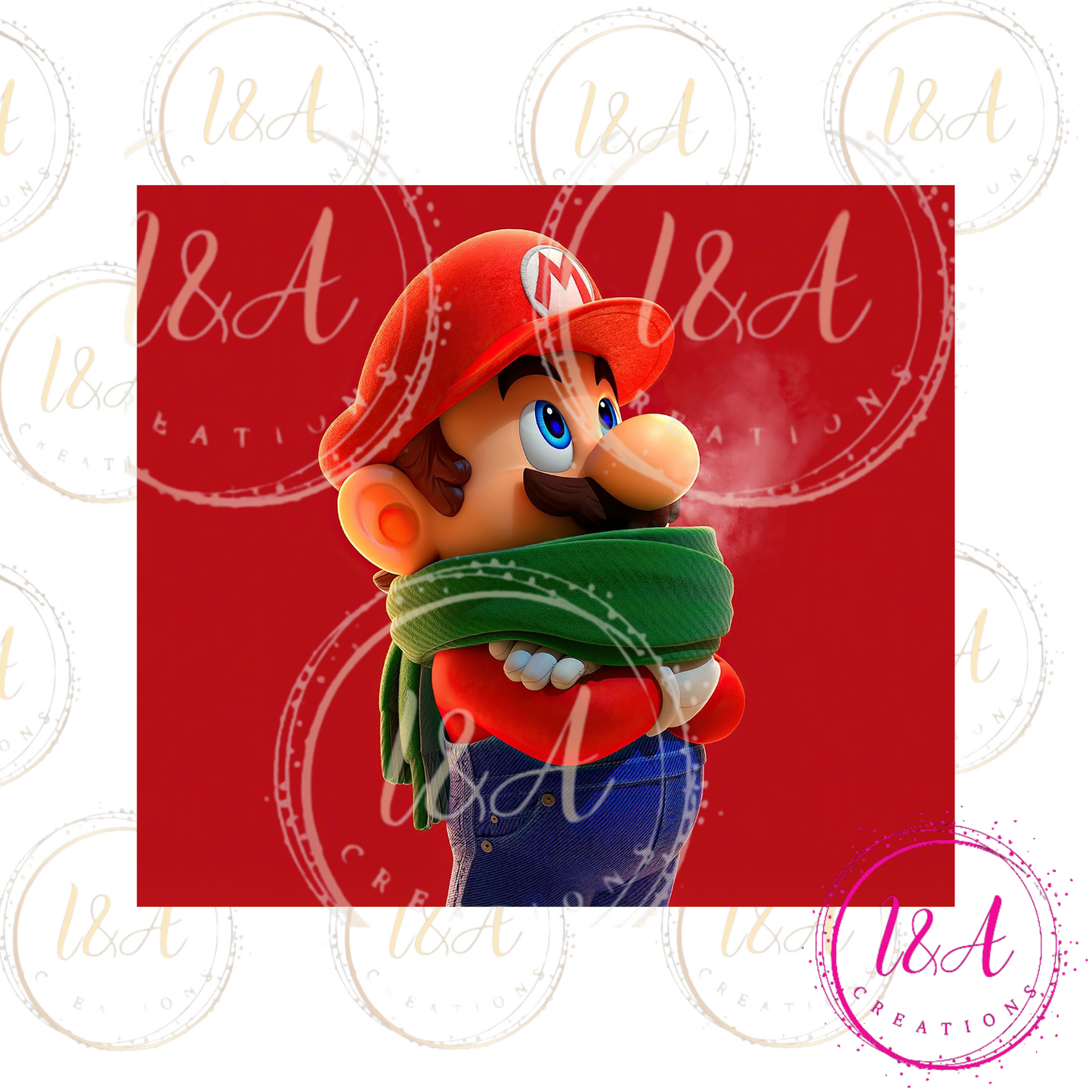 Green scarf mario