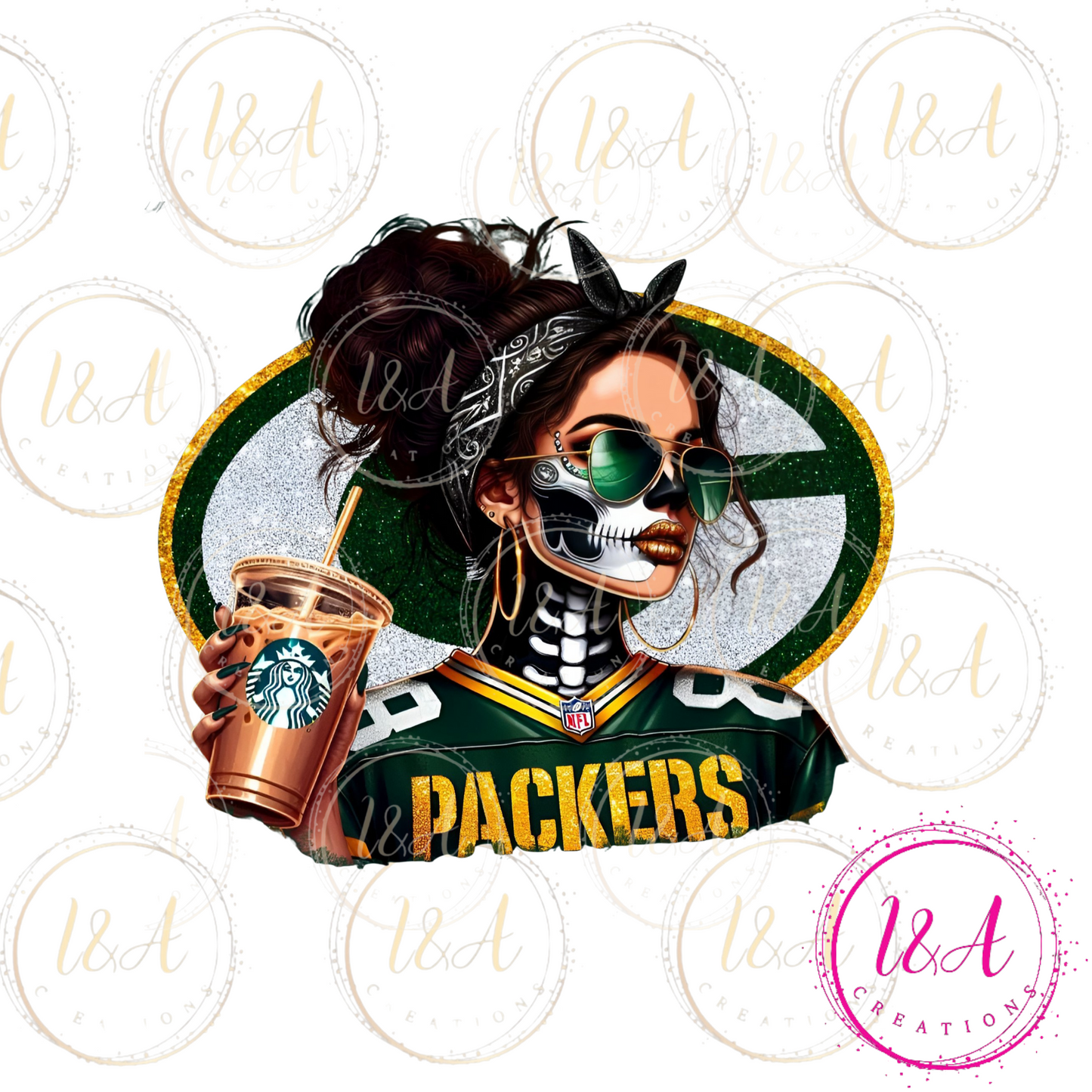 #986B skelly woman packers