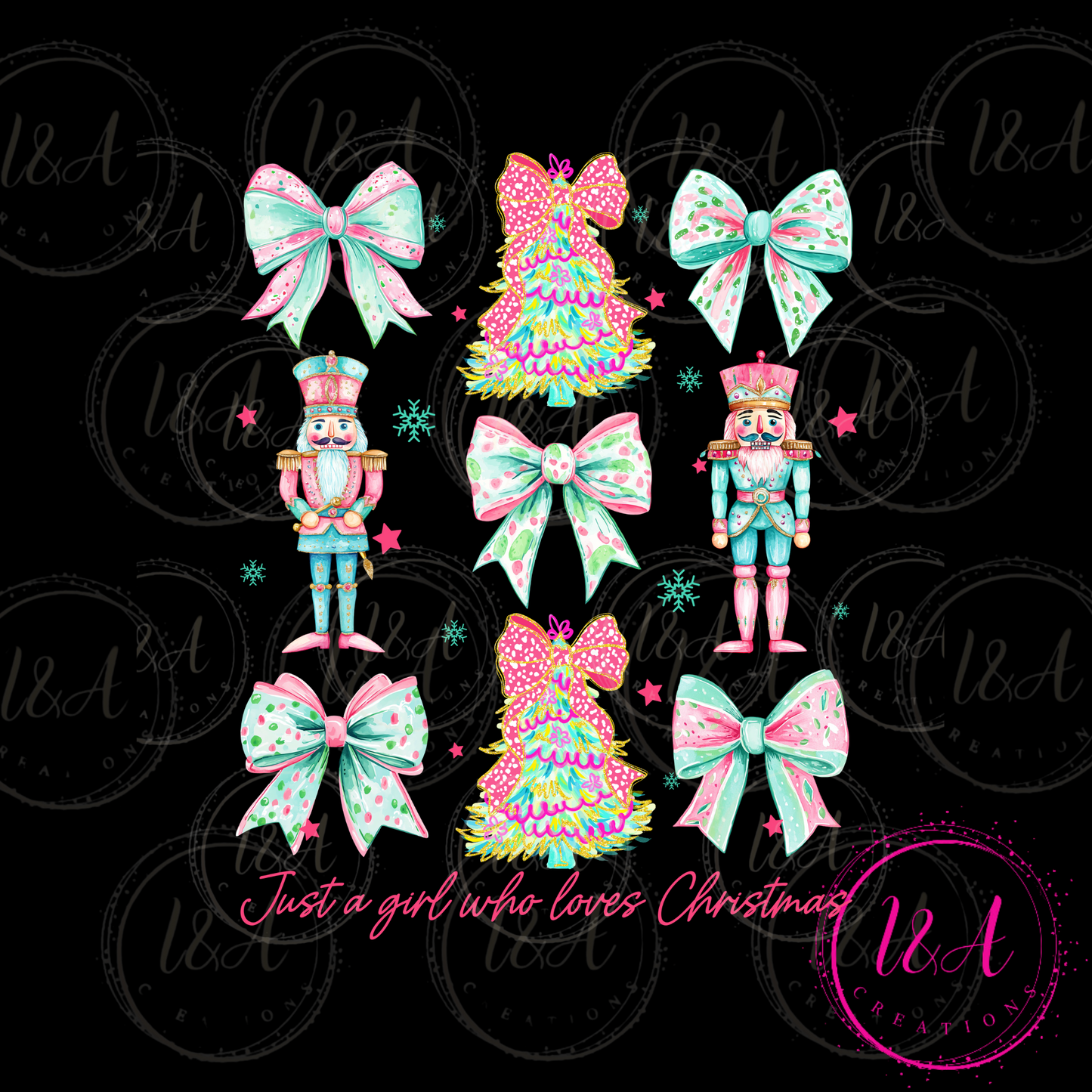 #462B Just a girl who loves Christmas