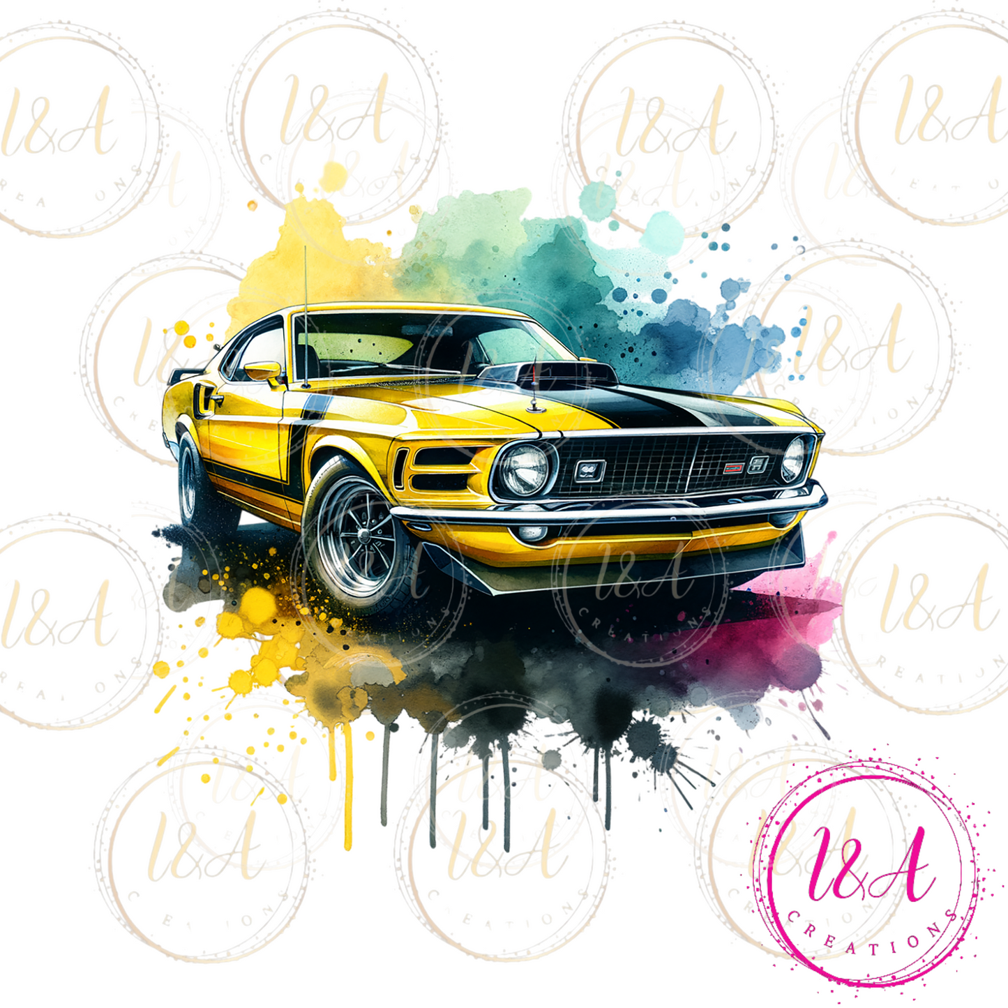 #509B yellow car