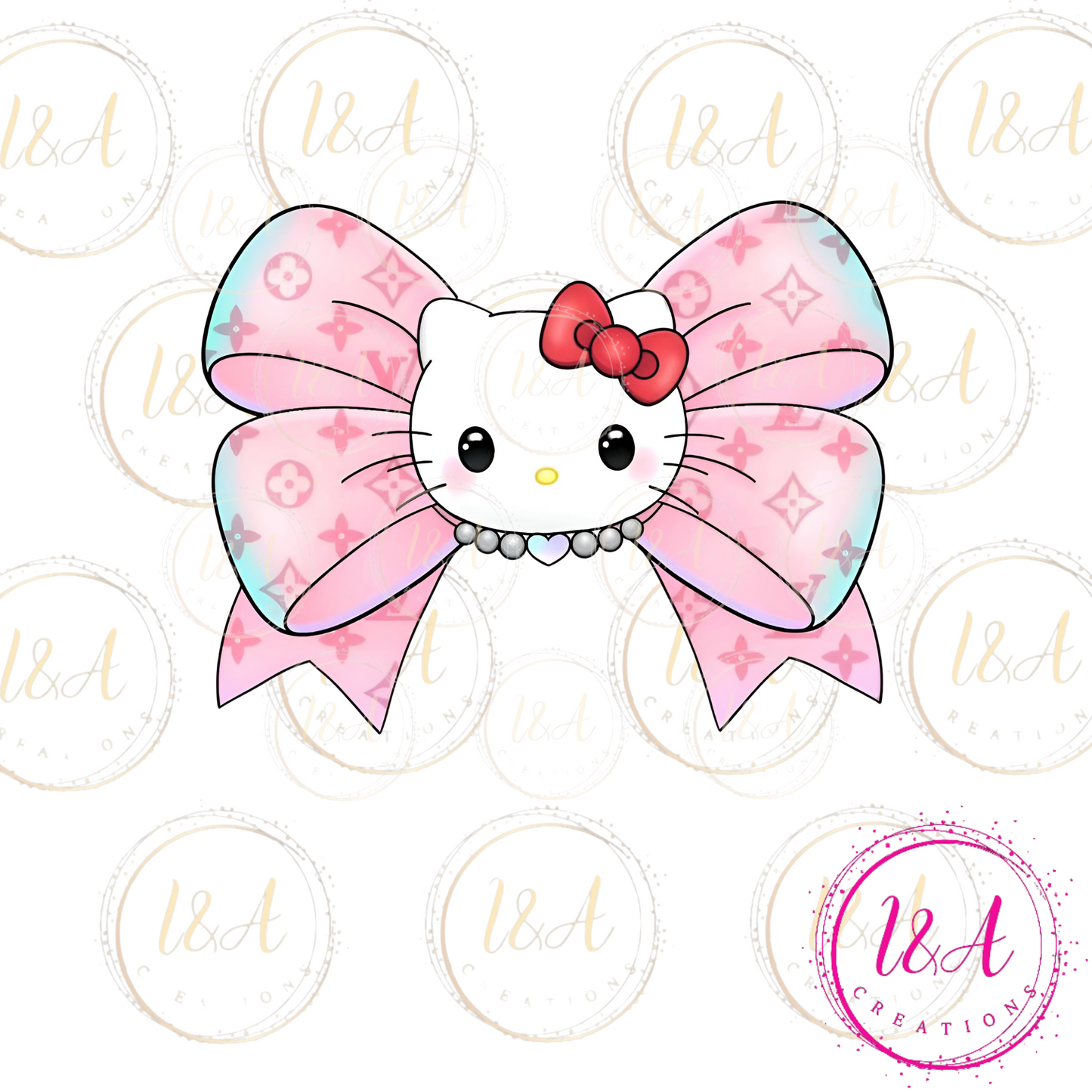 #791B kitty bow