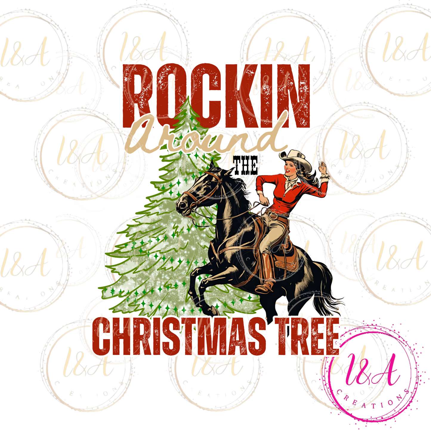 #403B Rocking around the Christmas tree