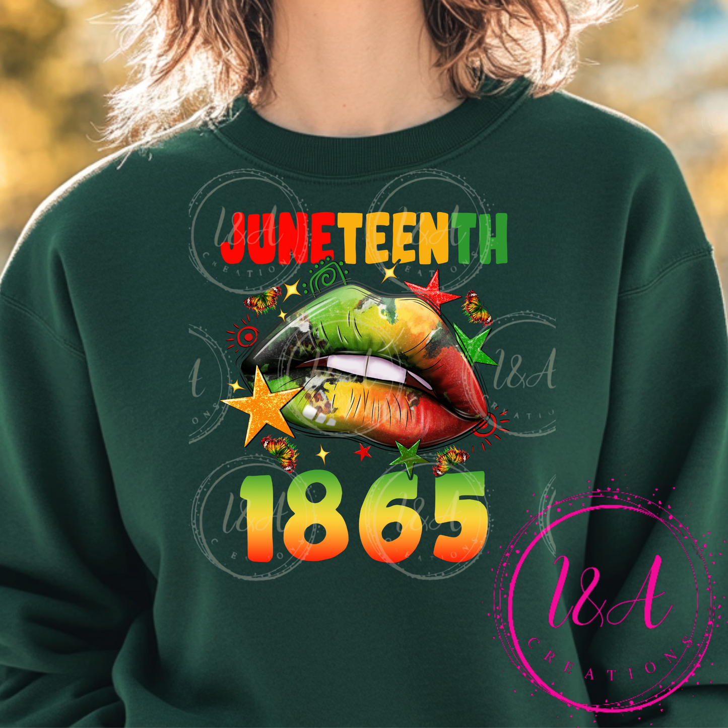 #801 Juneteenth lips