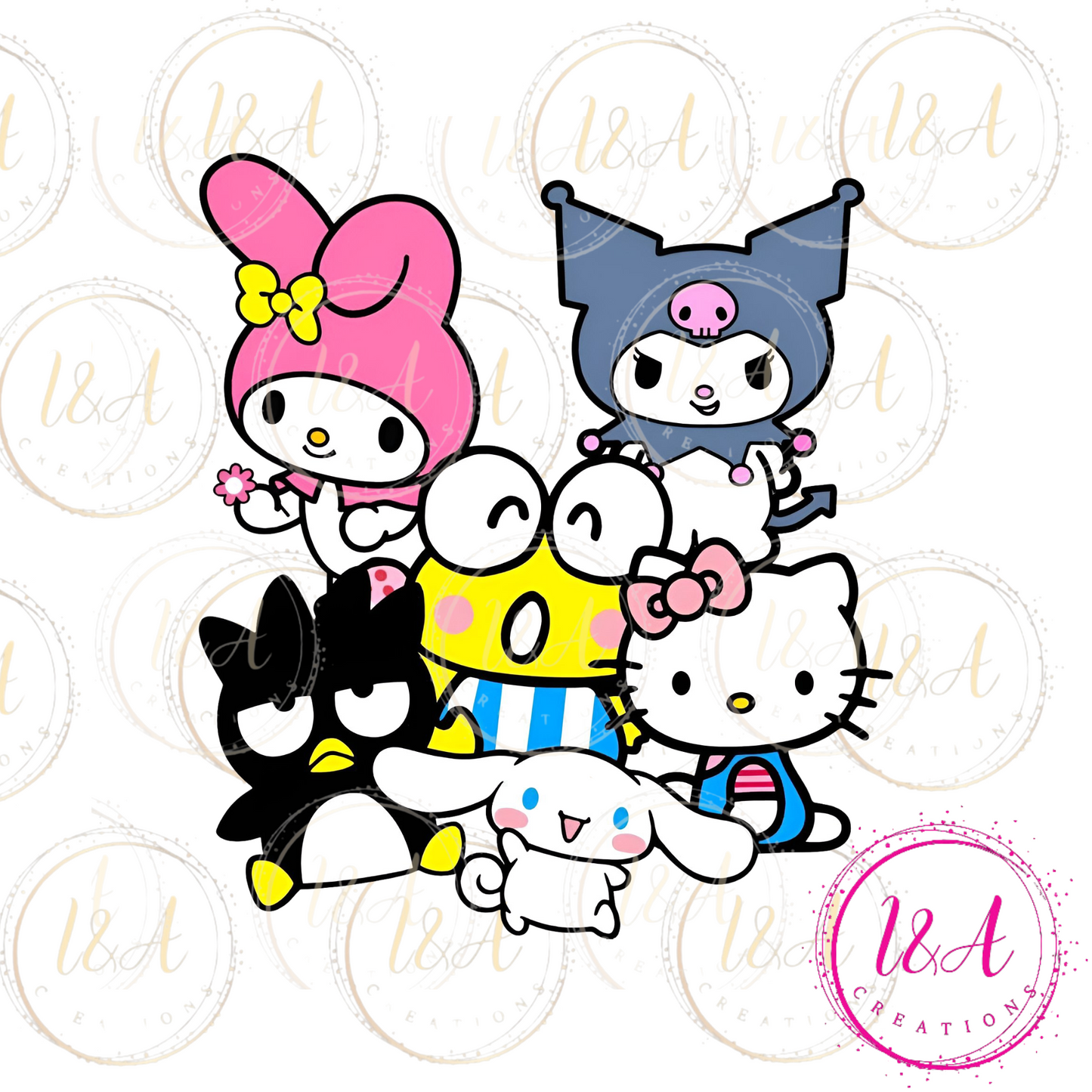 #979B kitty friends