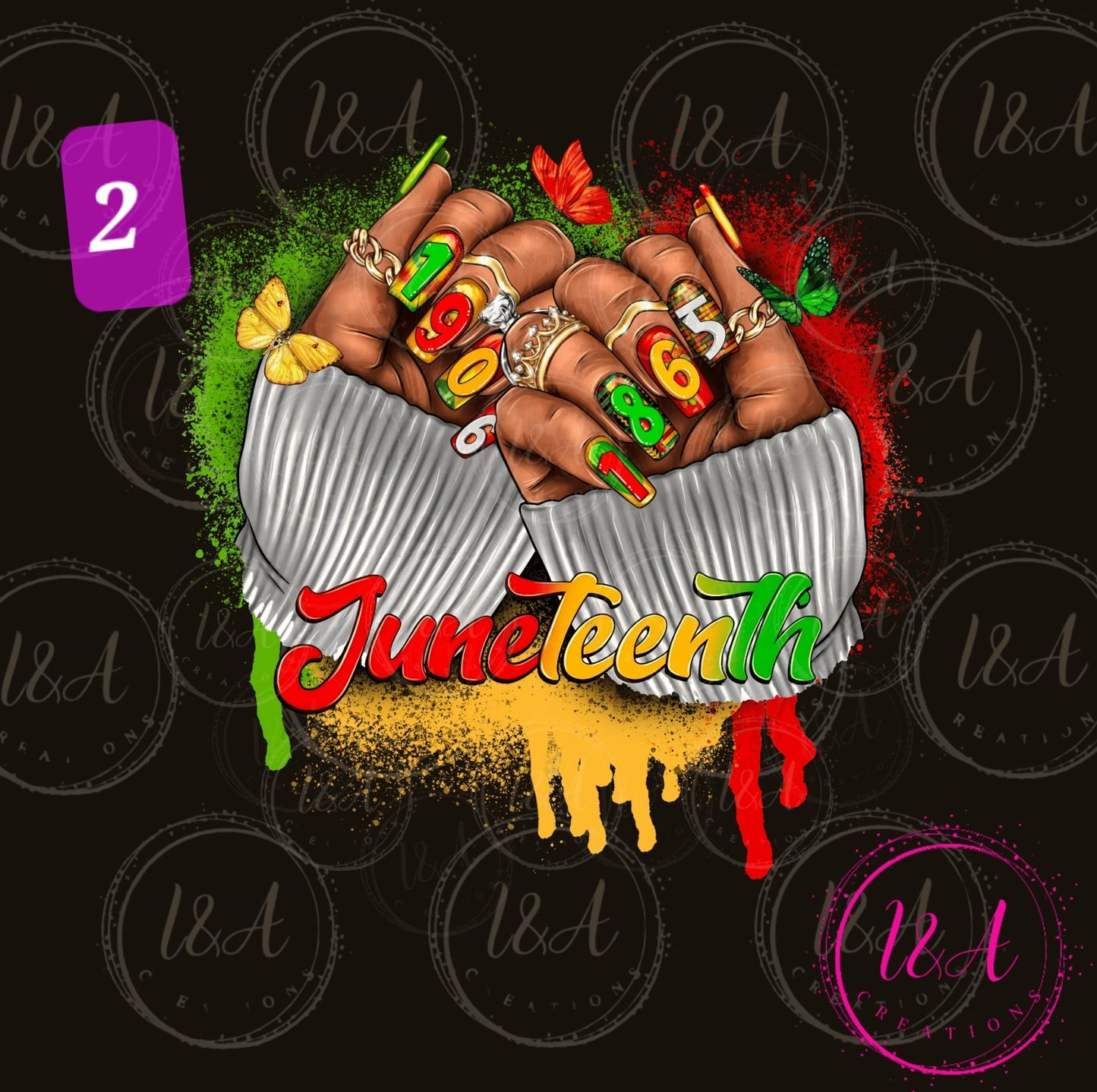 #786 Juneteenth hands