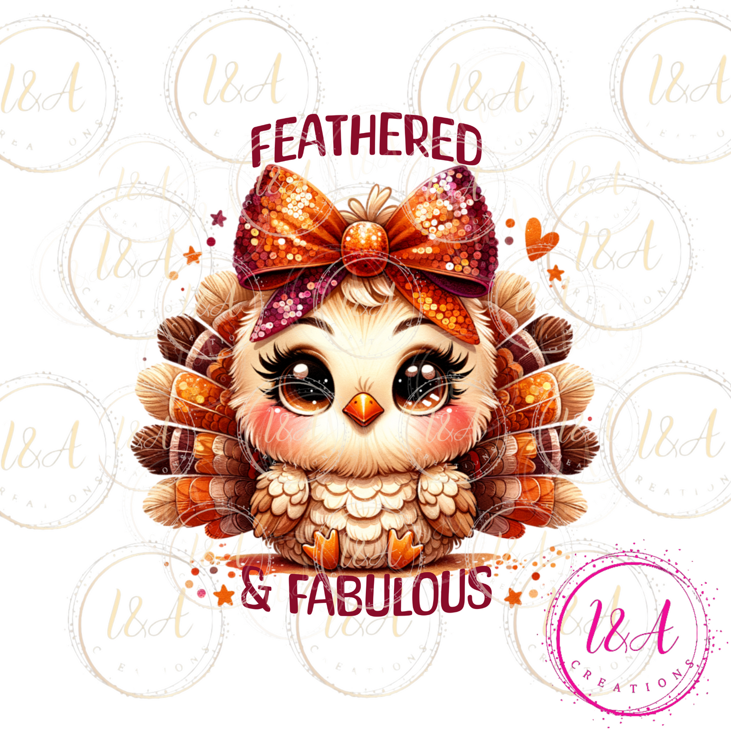 #136B Feathered & Fabulous