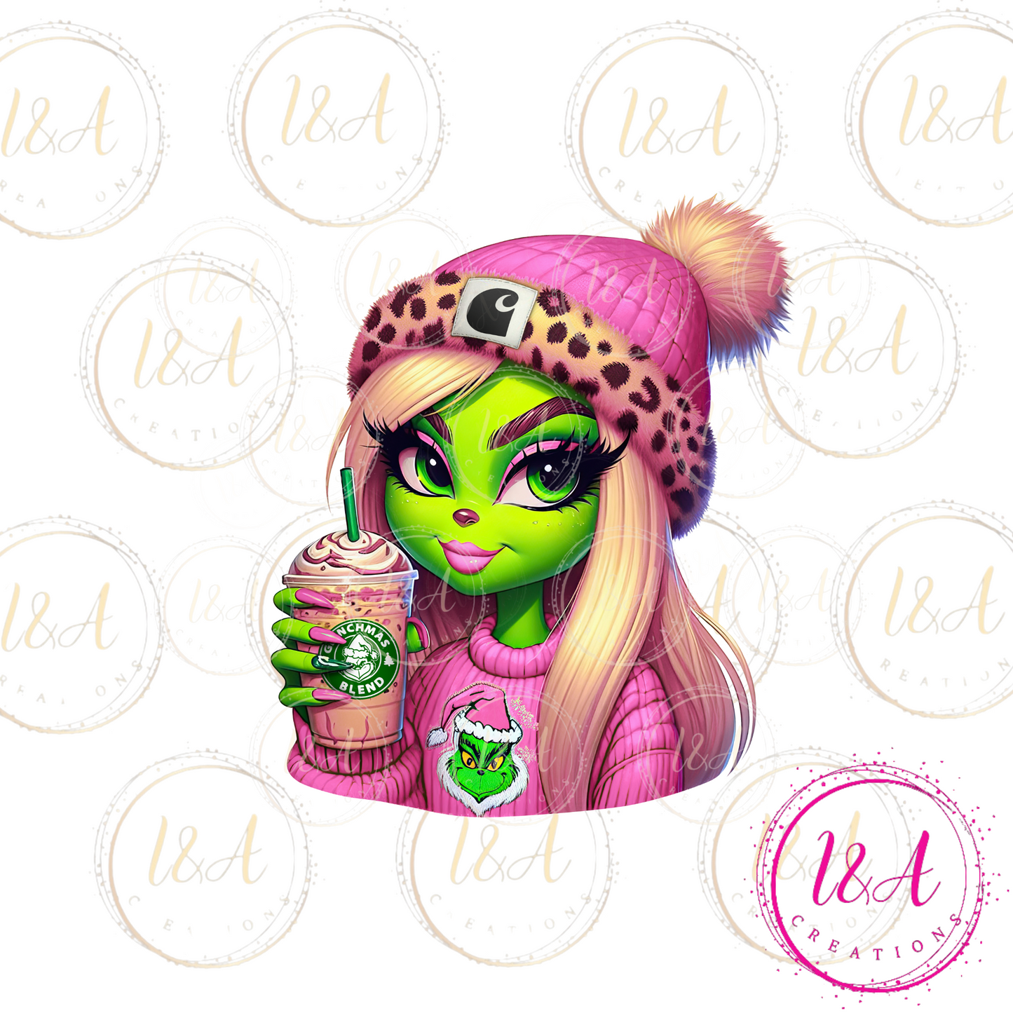 #530B pretty green girl