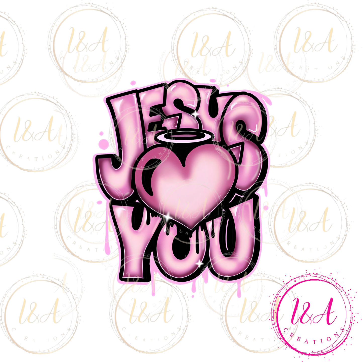 #996B Jesus loves you