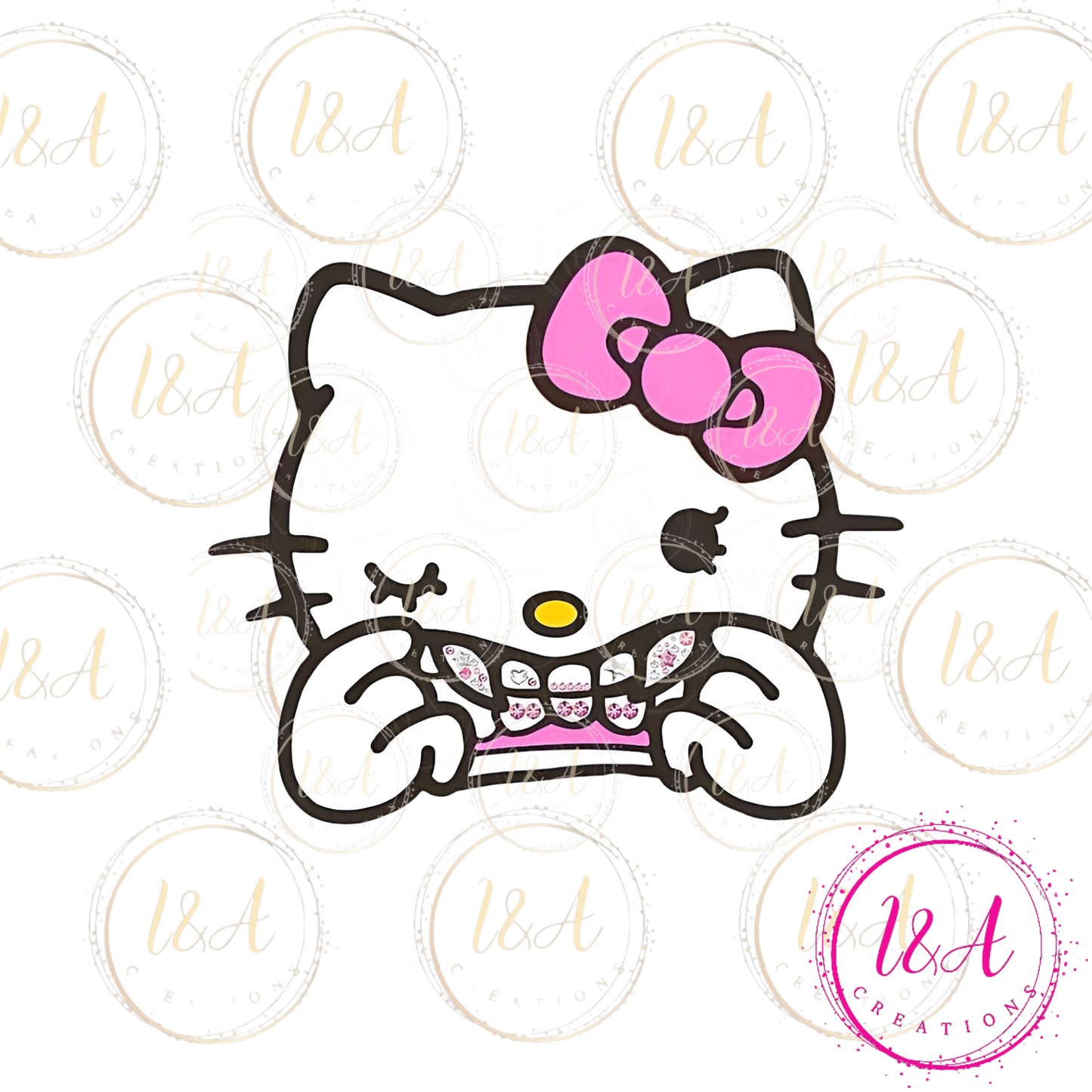 #695B bling kitty