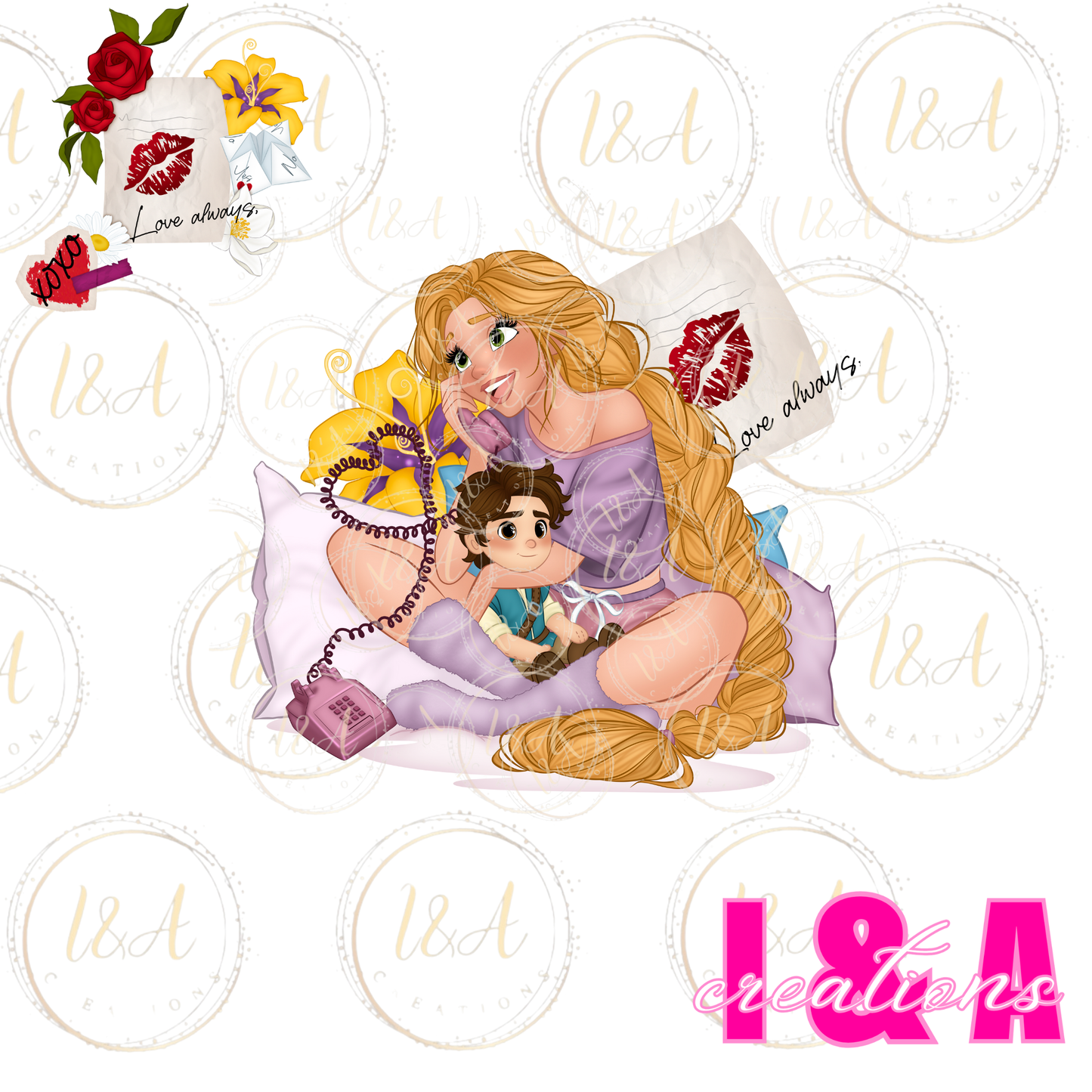 #289c Golden hair love