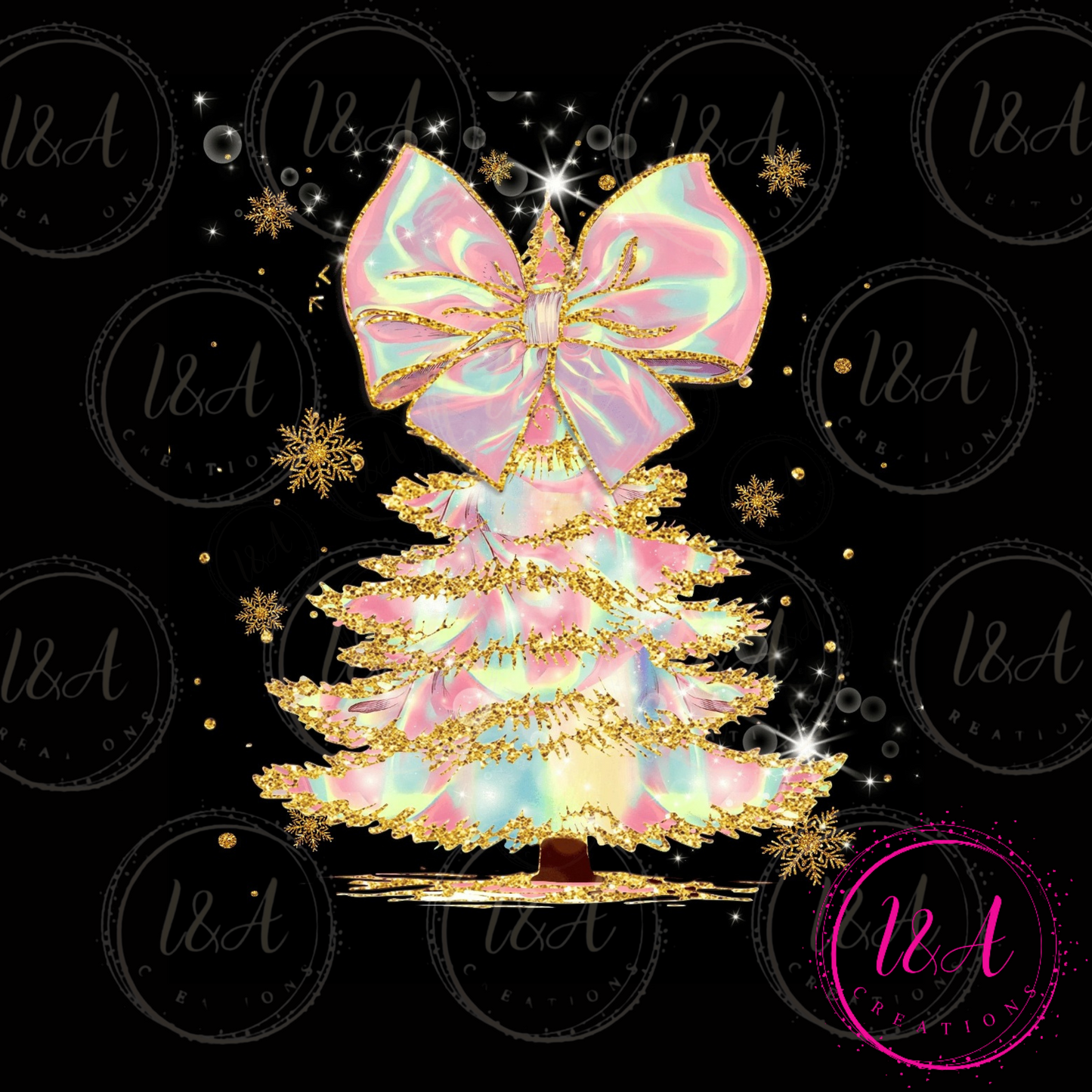 #386B Gold tree