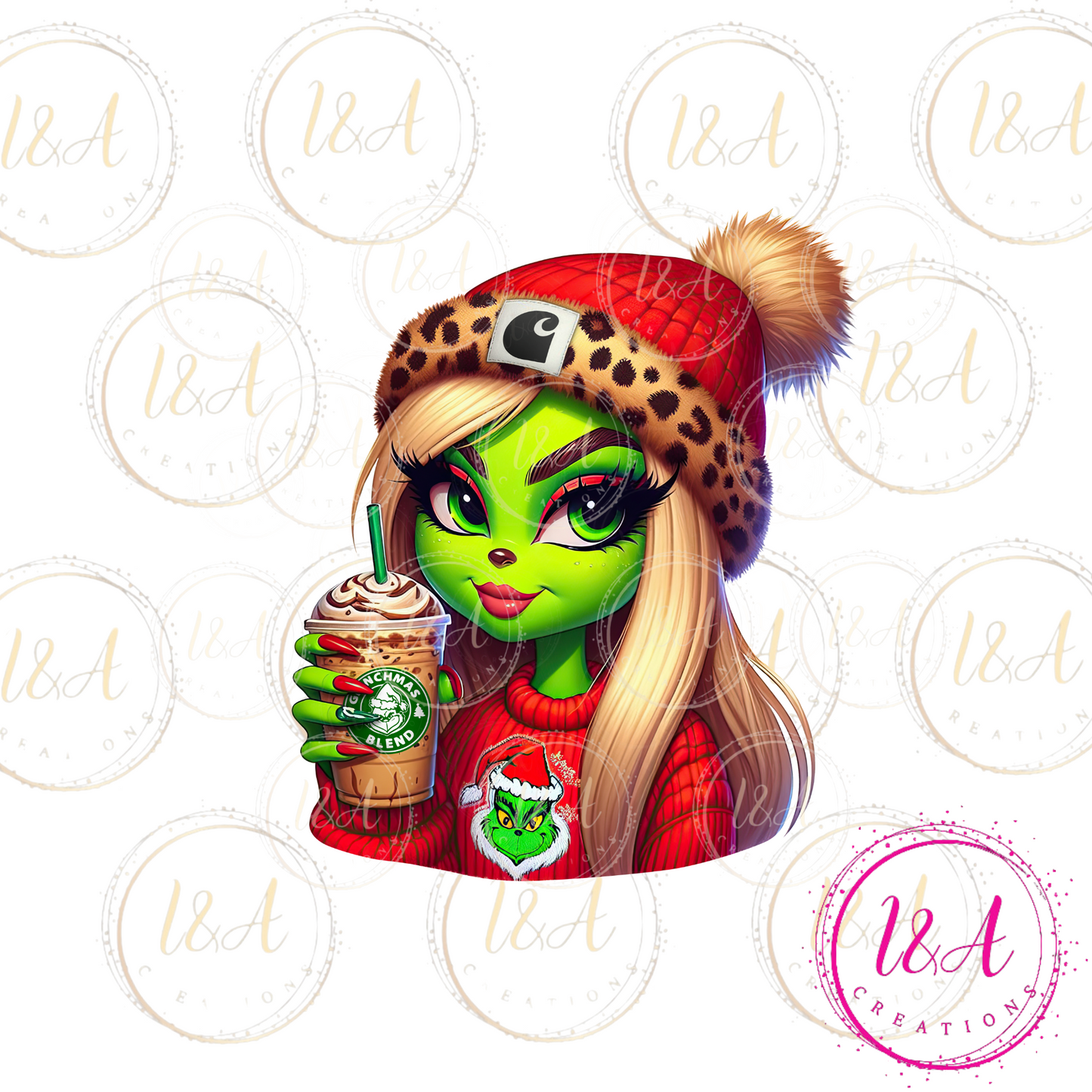 #530B pretty green girl