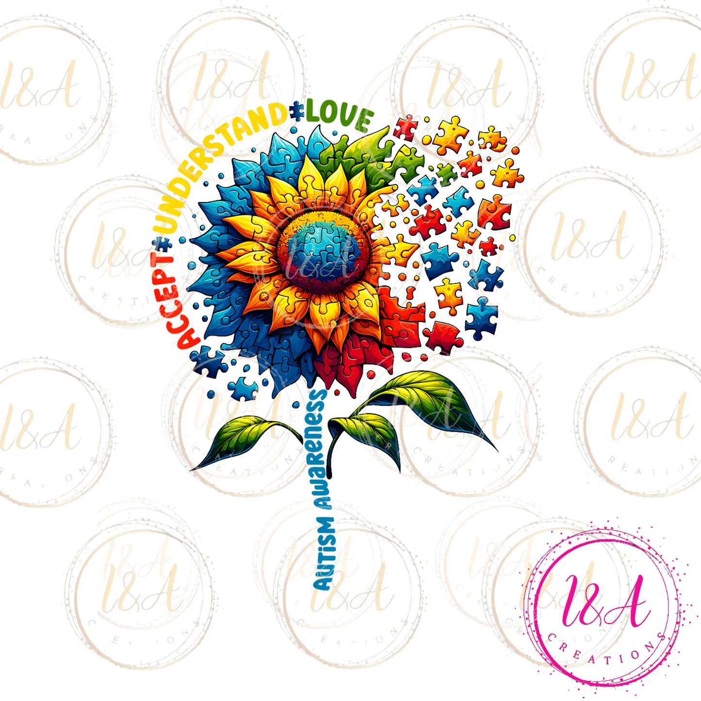 #802B autism sunflower