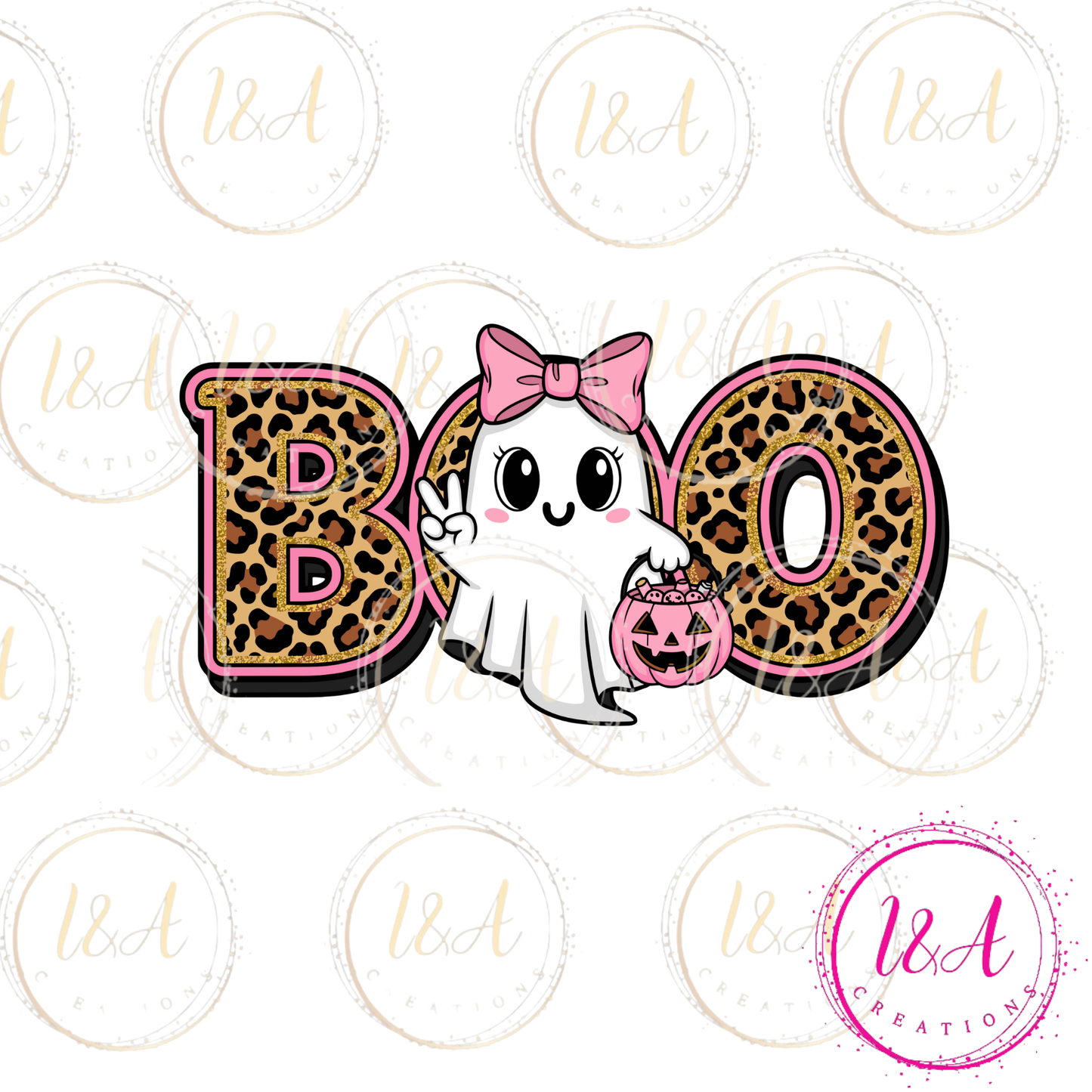 #124C coquette ghost