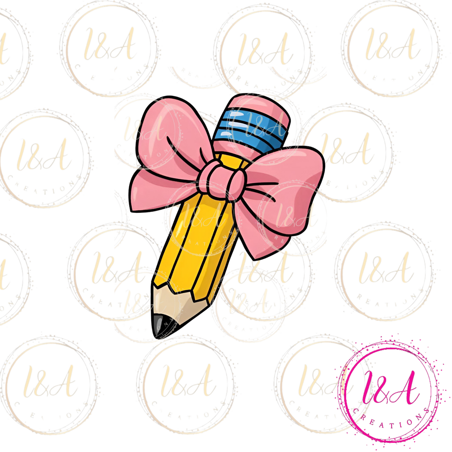 #67C pencil with bow