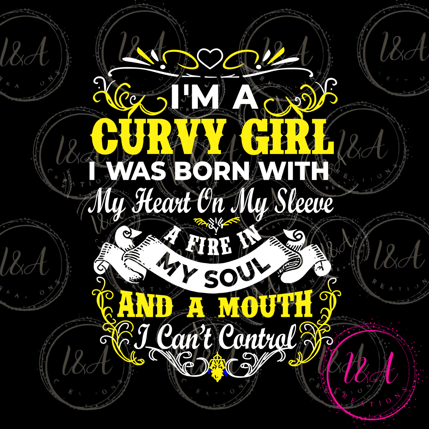 #835B I'm a curvy girl