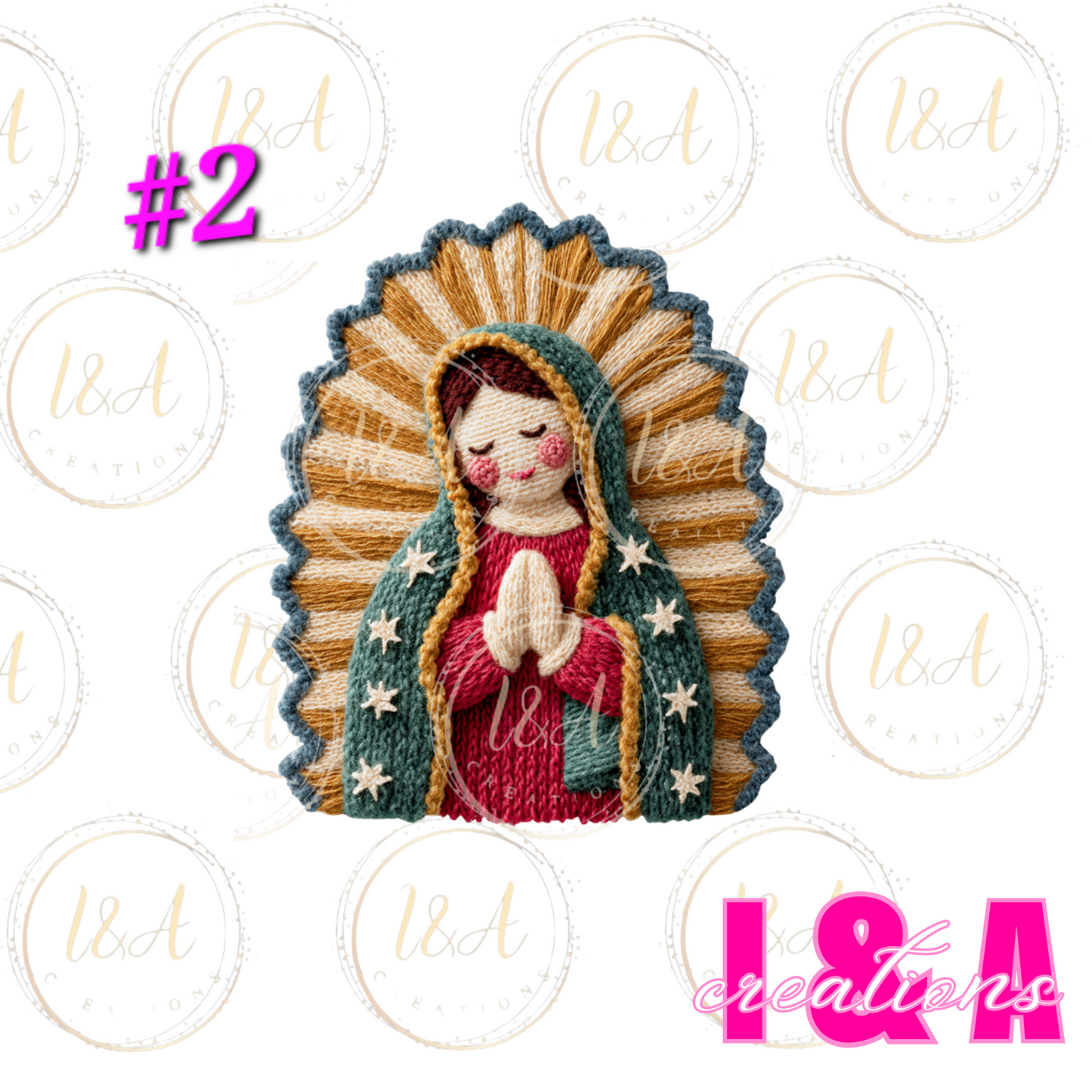 #223C Faux chrochet Virgen