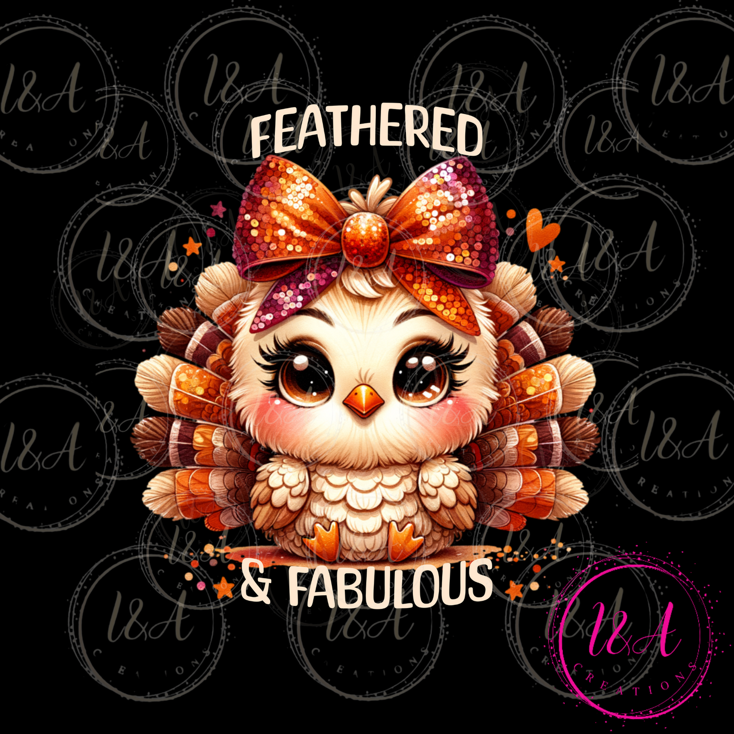 #136B Feathered & Fabulous