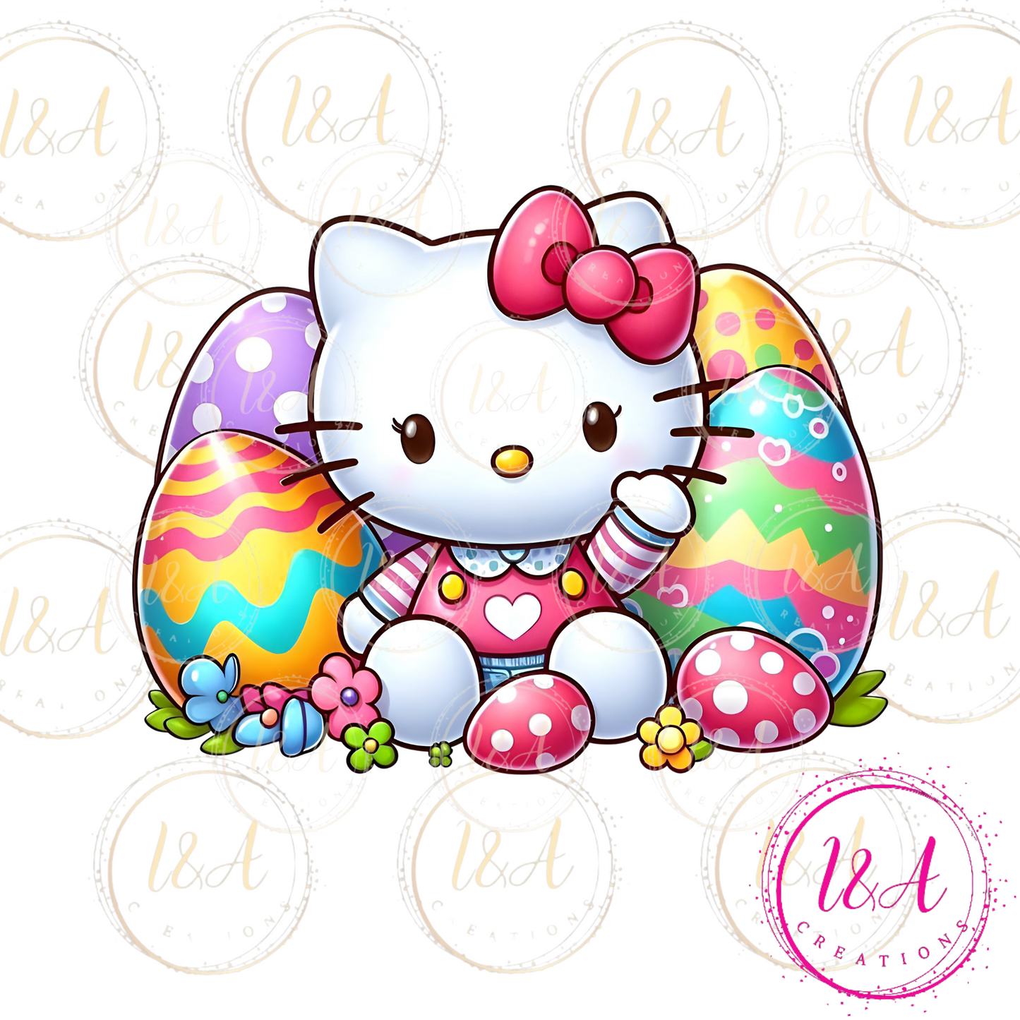 #743B easter kitty