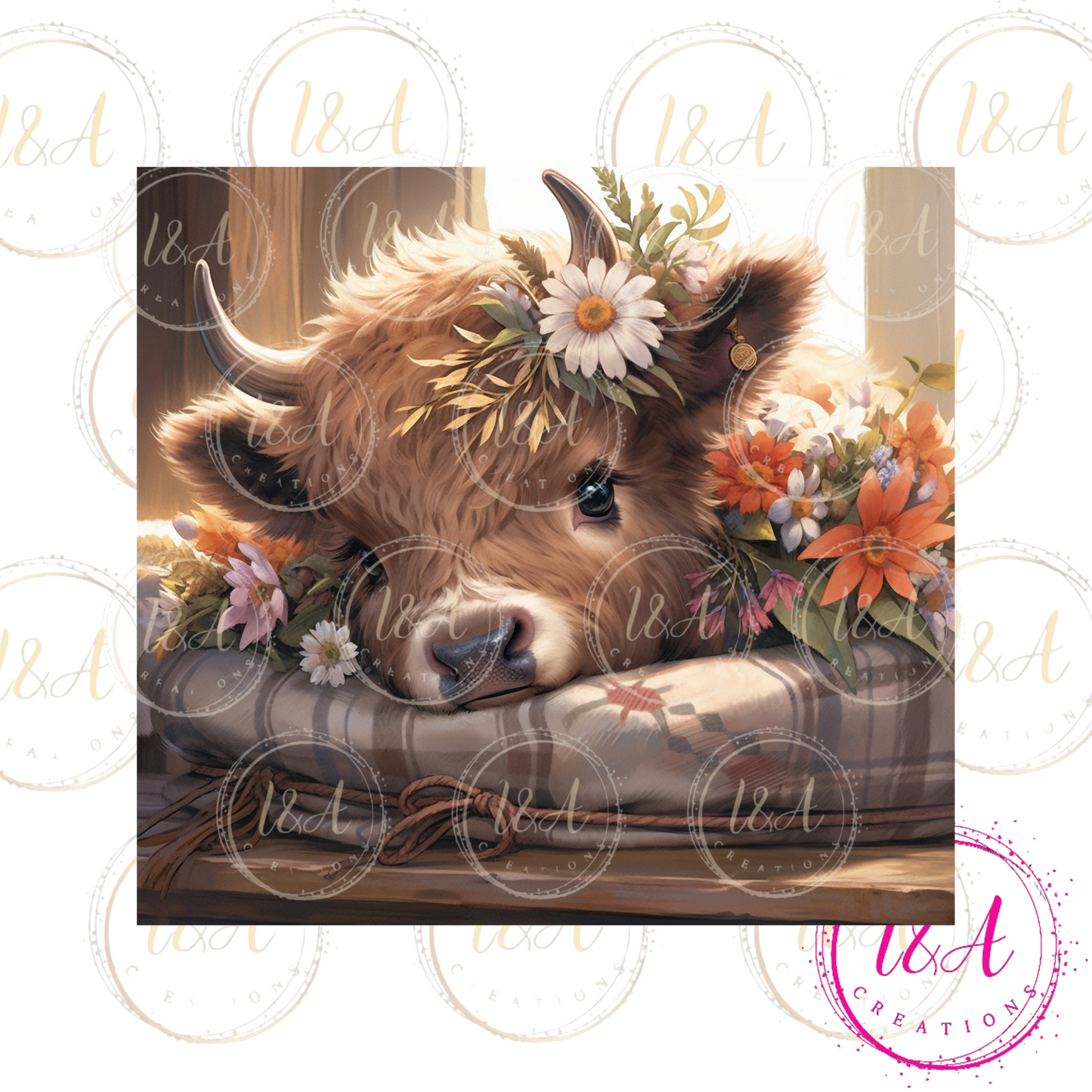 Adorable highland cow