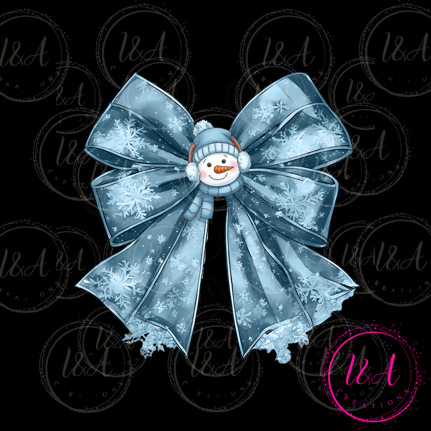 #309B Christmas bow