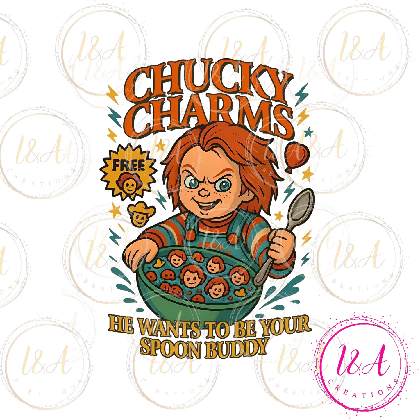 #974B Chuck Charms