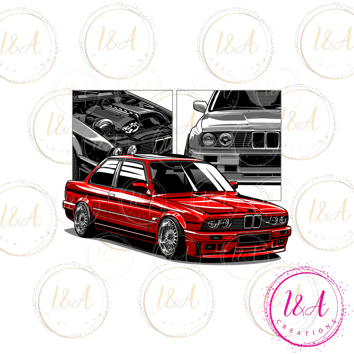 #504B Red car