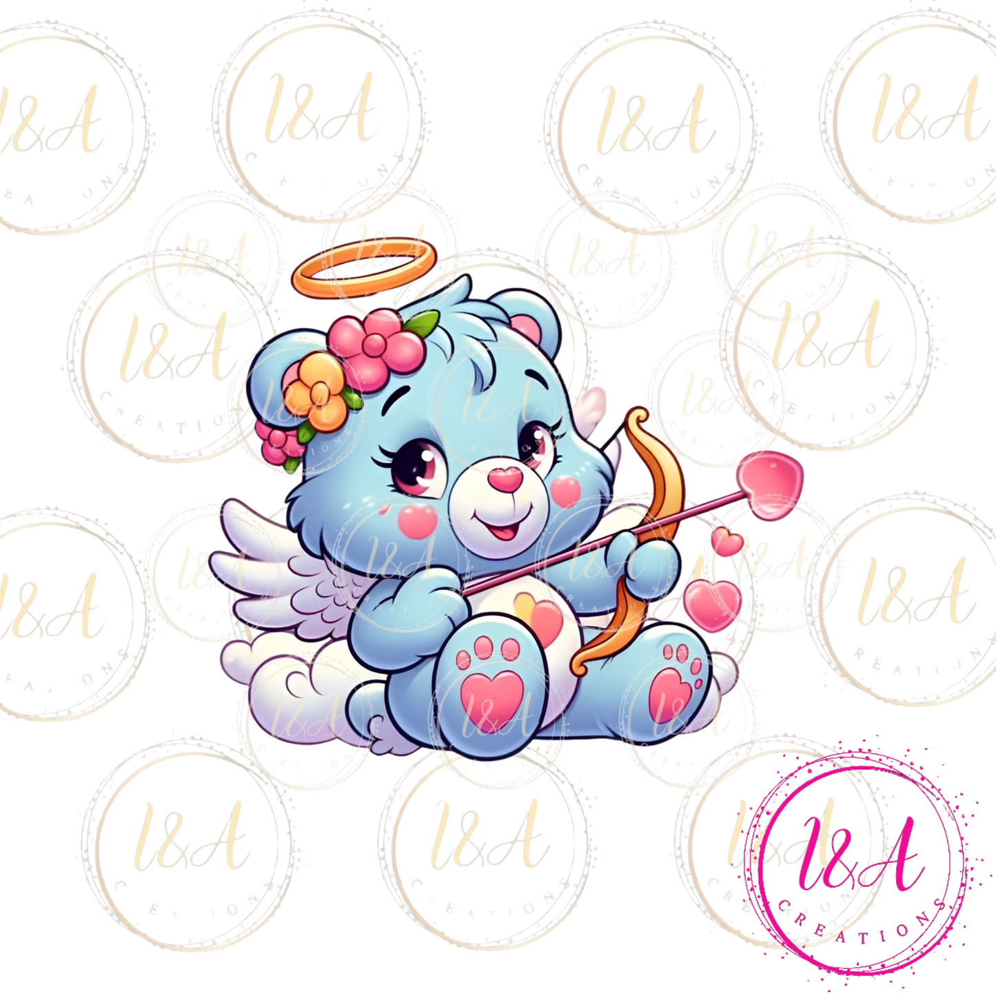 #557B cupid bear