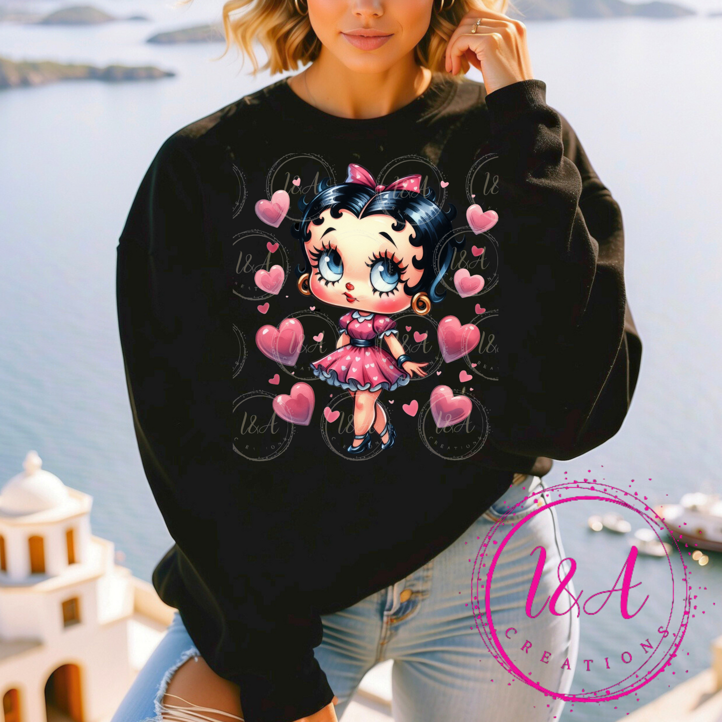 #267 Betty with hearts