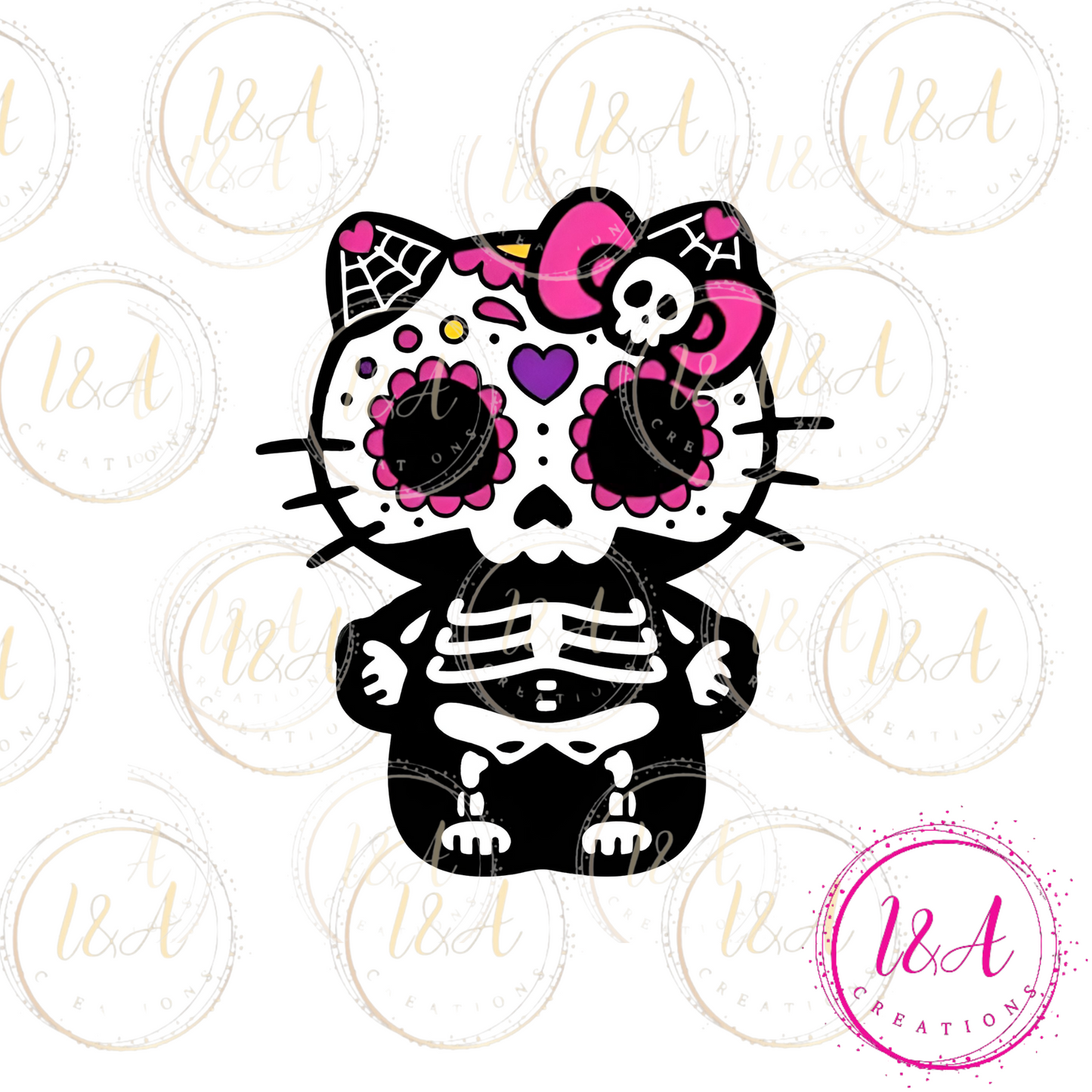 #31C dia de los muertos kitty