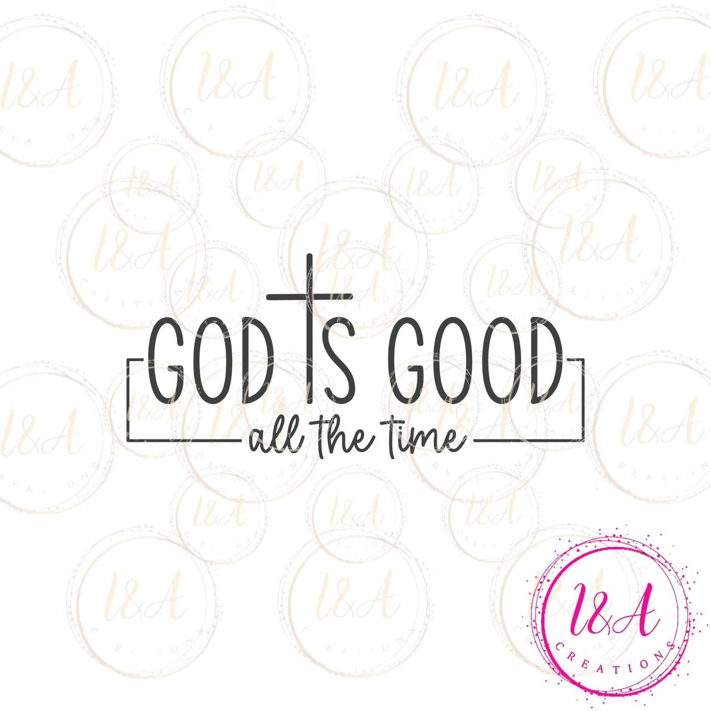 #334B God is Good (gray color)