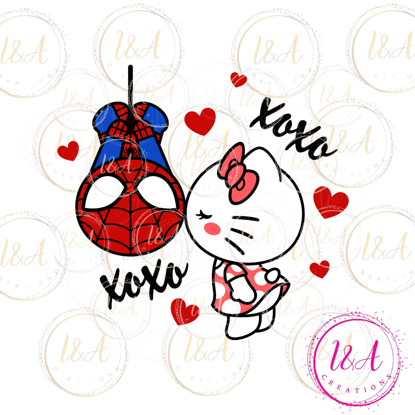 #225 spider and kitty love