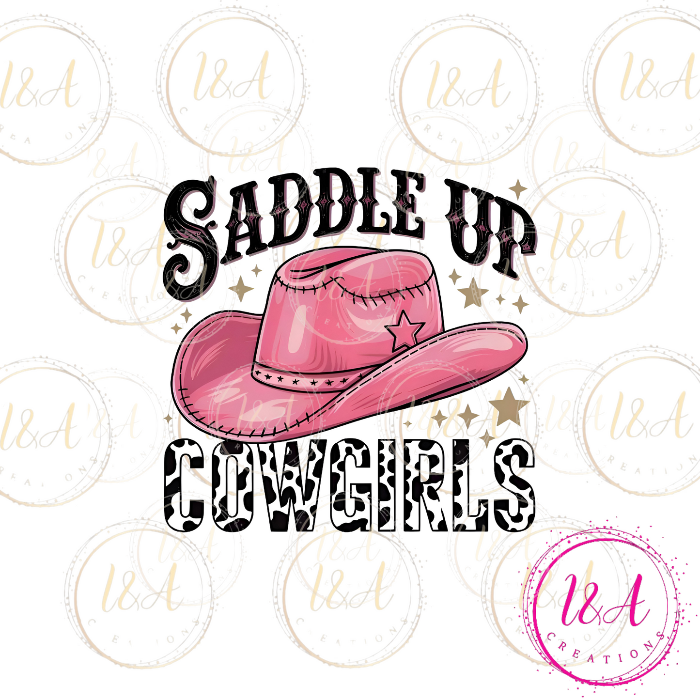 #757B Saddle up cowgirls