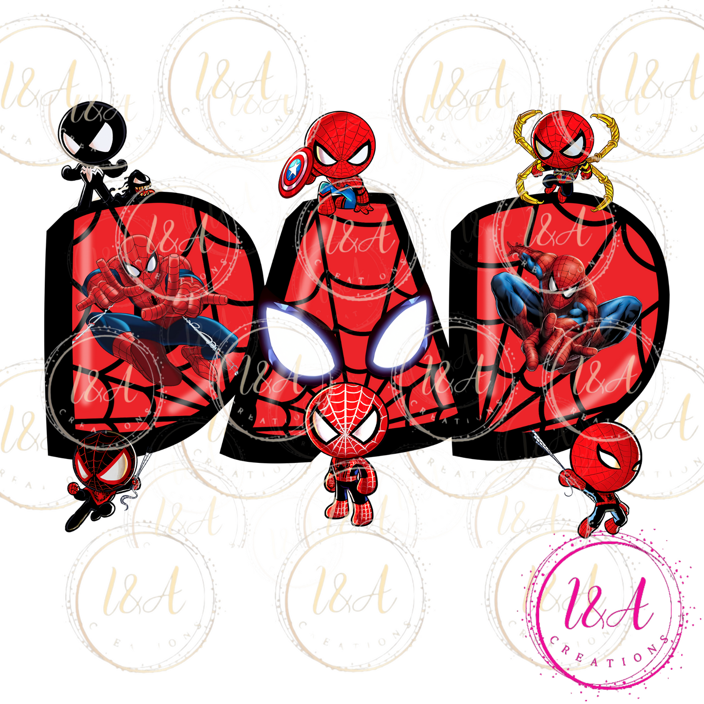 #450 PAPA- DAD spider