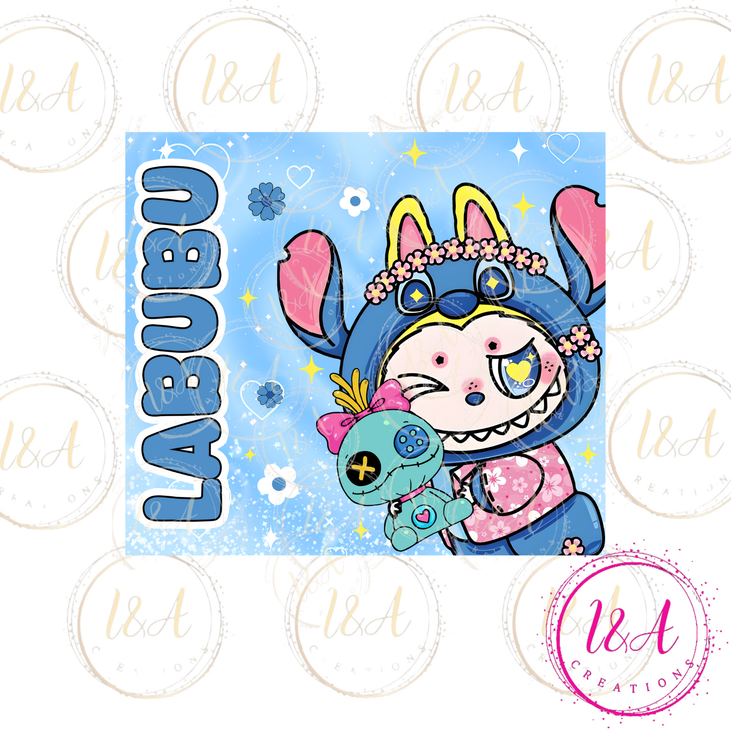 Labubu blue